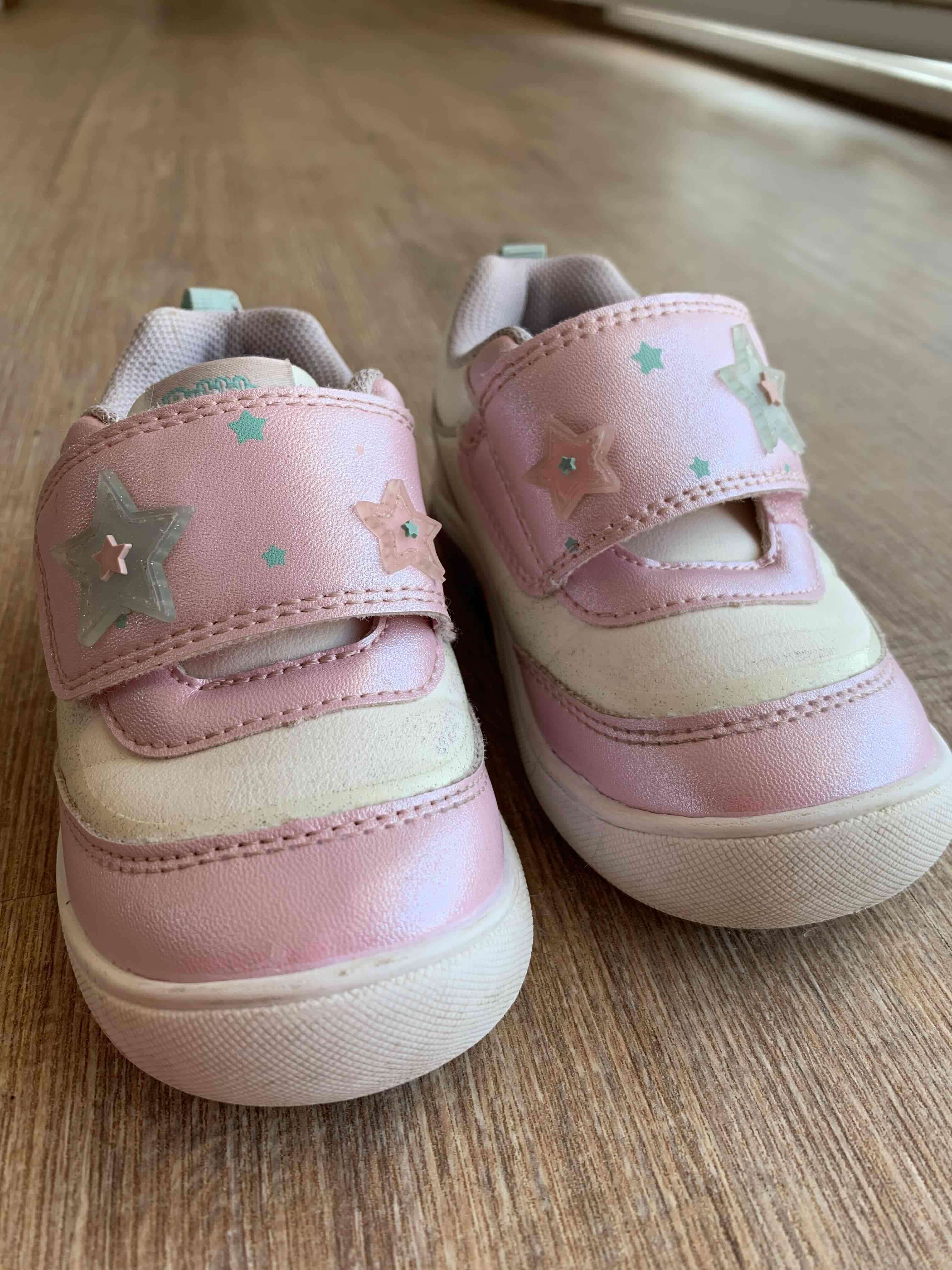 Zapatillas infantiles rosadas. Marca BG - miniatura 3