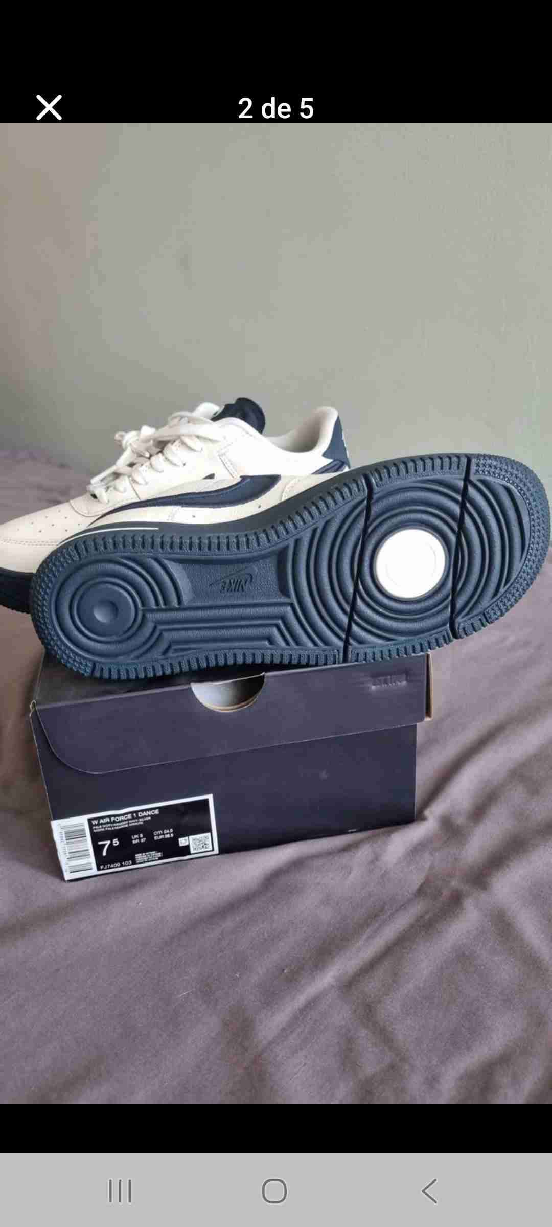 Zapatillas Nike Air Force blancas - miniatura 3