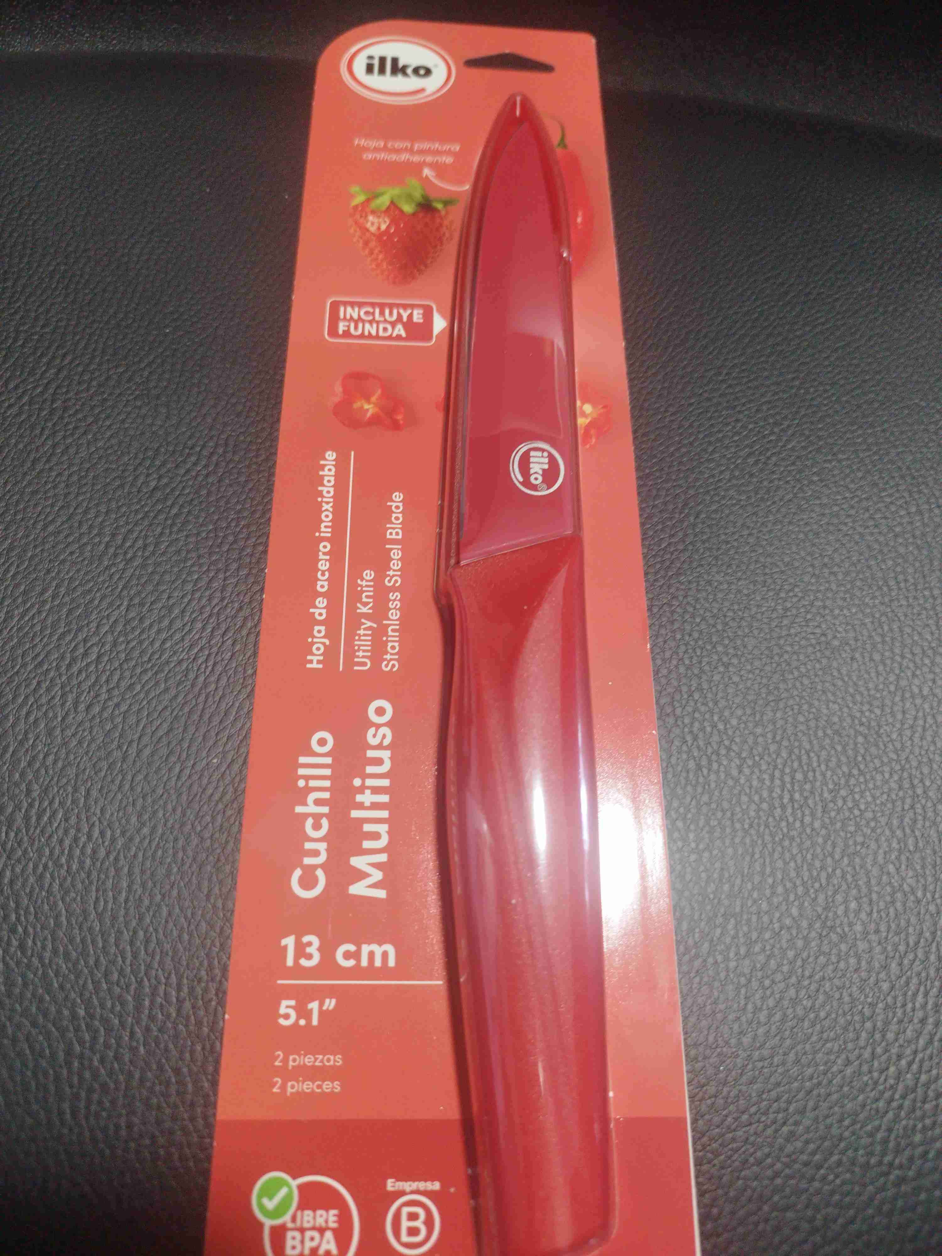 Cuchillo multiuso Ilko rojo