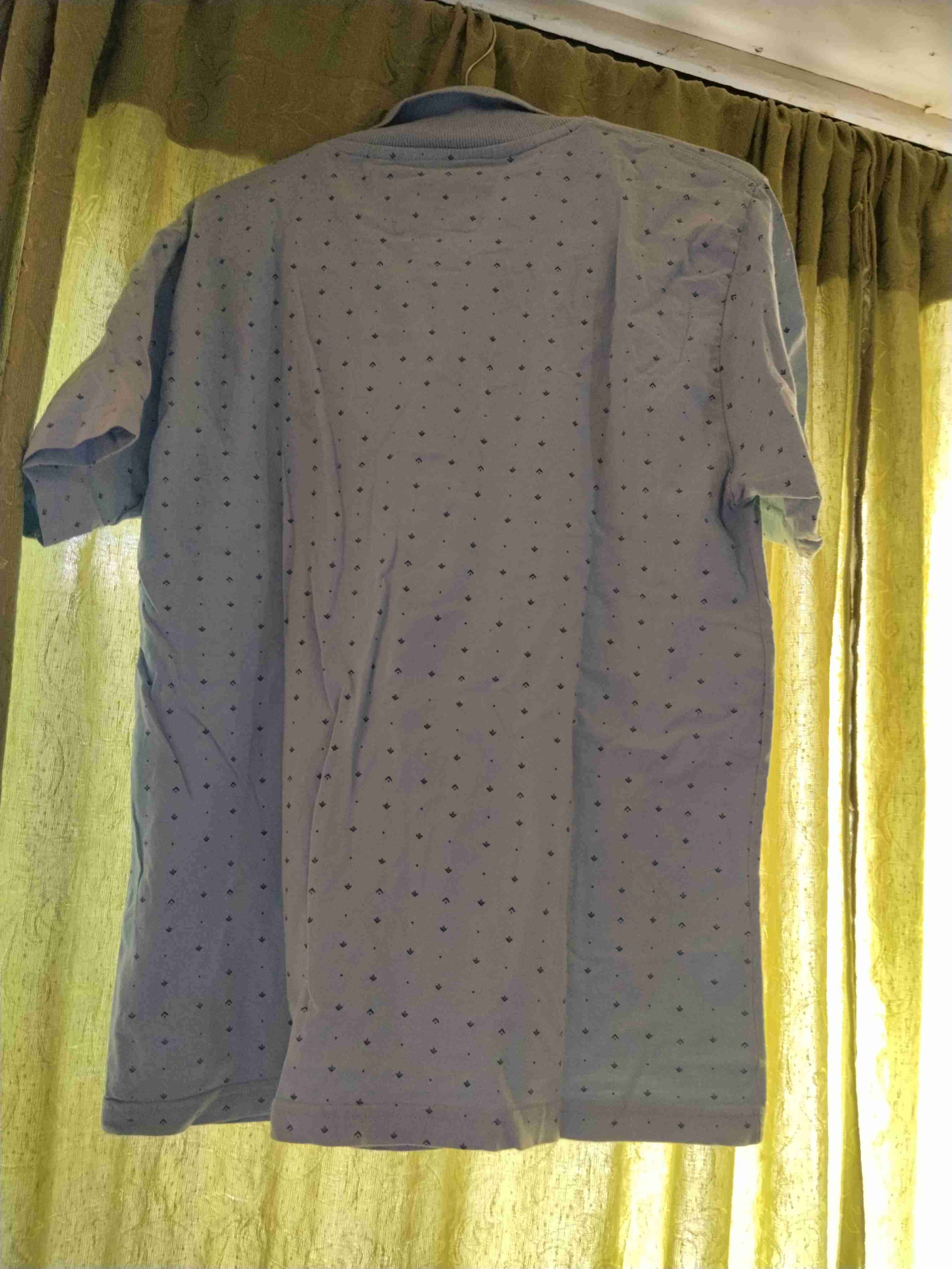 Polera Polo Blanca con Puntos - miniatura 2
