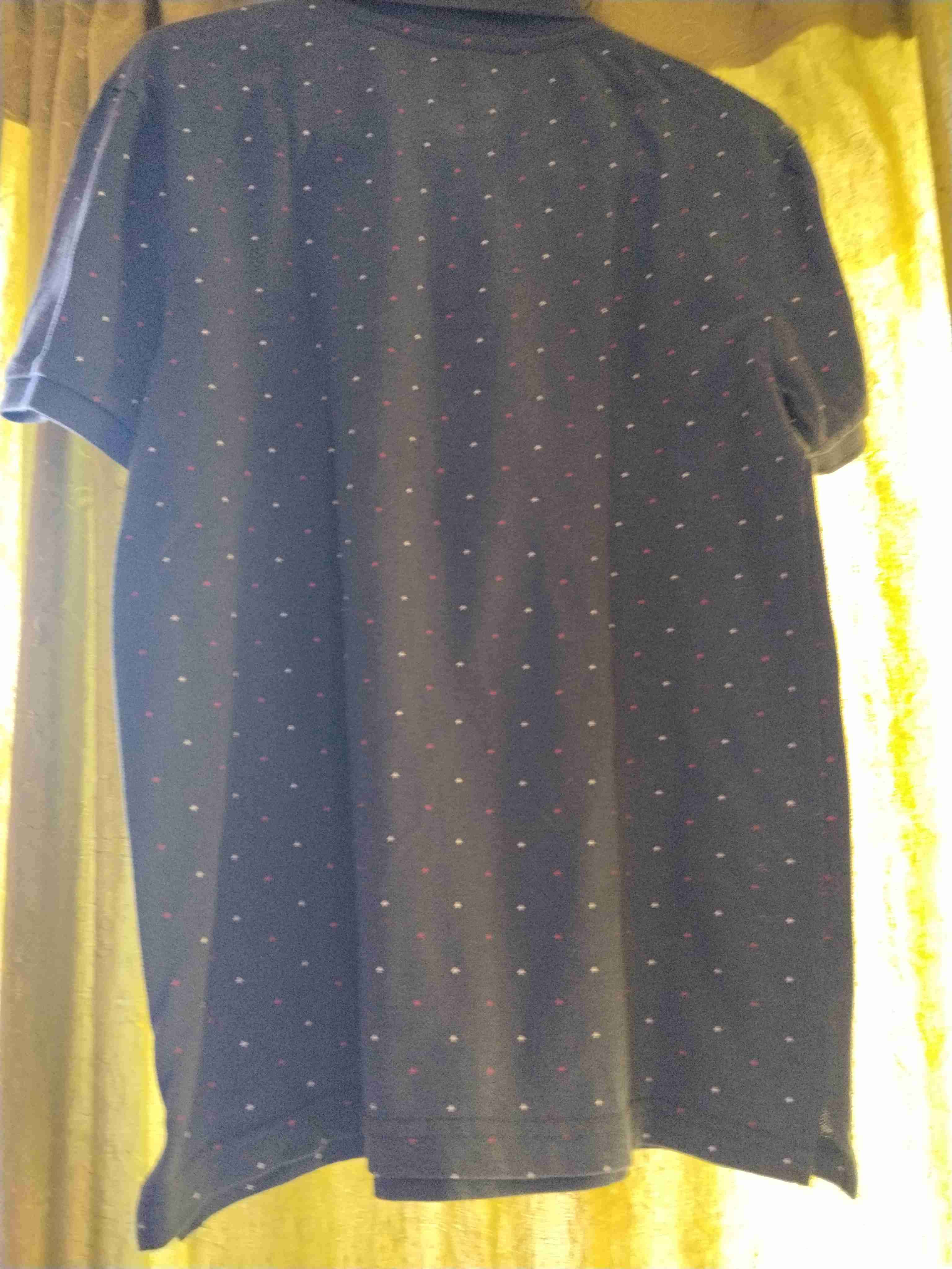 Polera polo azul con estampado - miniatura 2