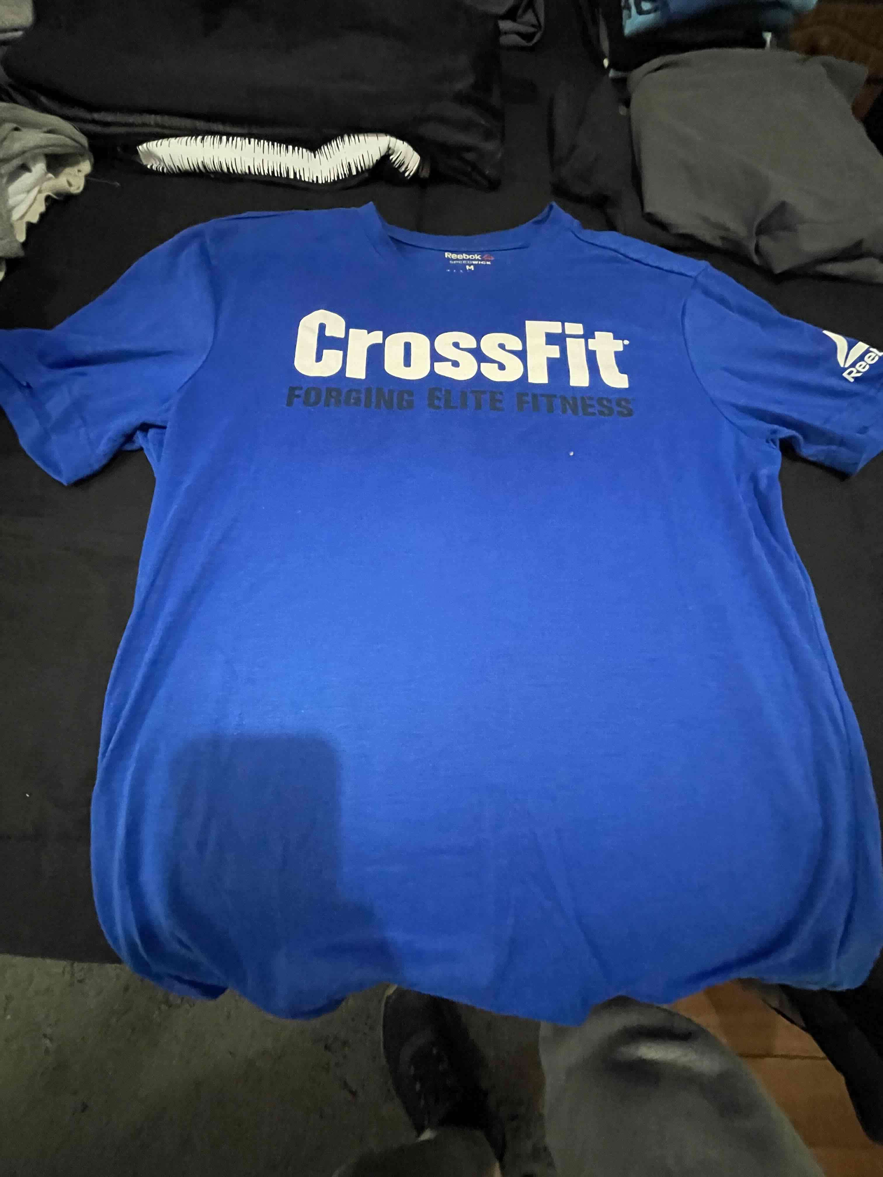 Polera CrossFit azul Reebok