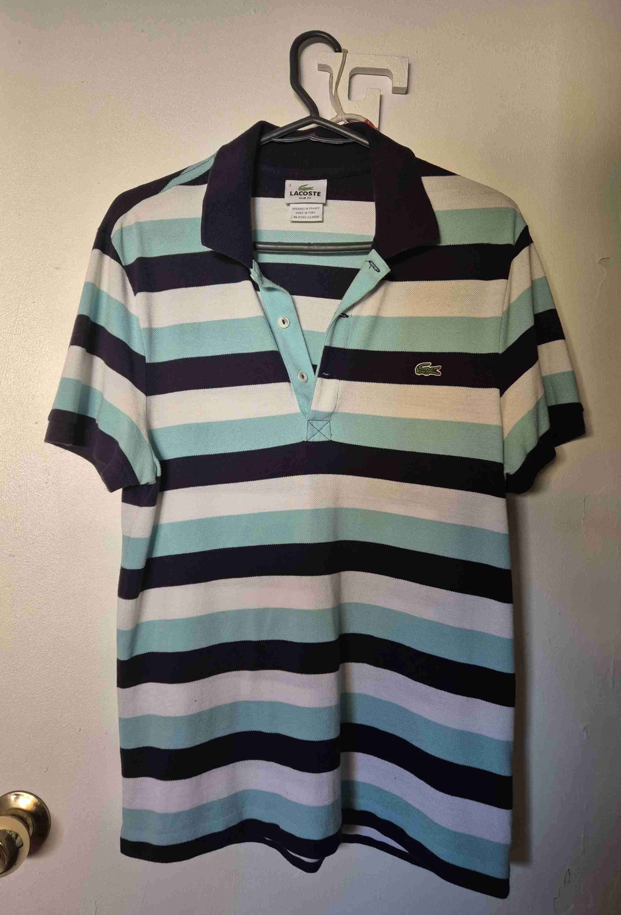 Polera pique rayado - miniatura 2