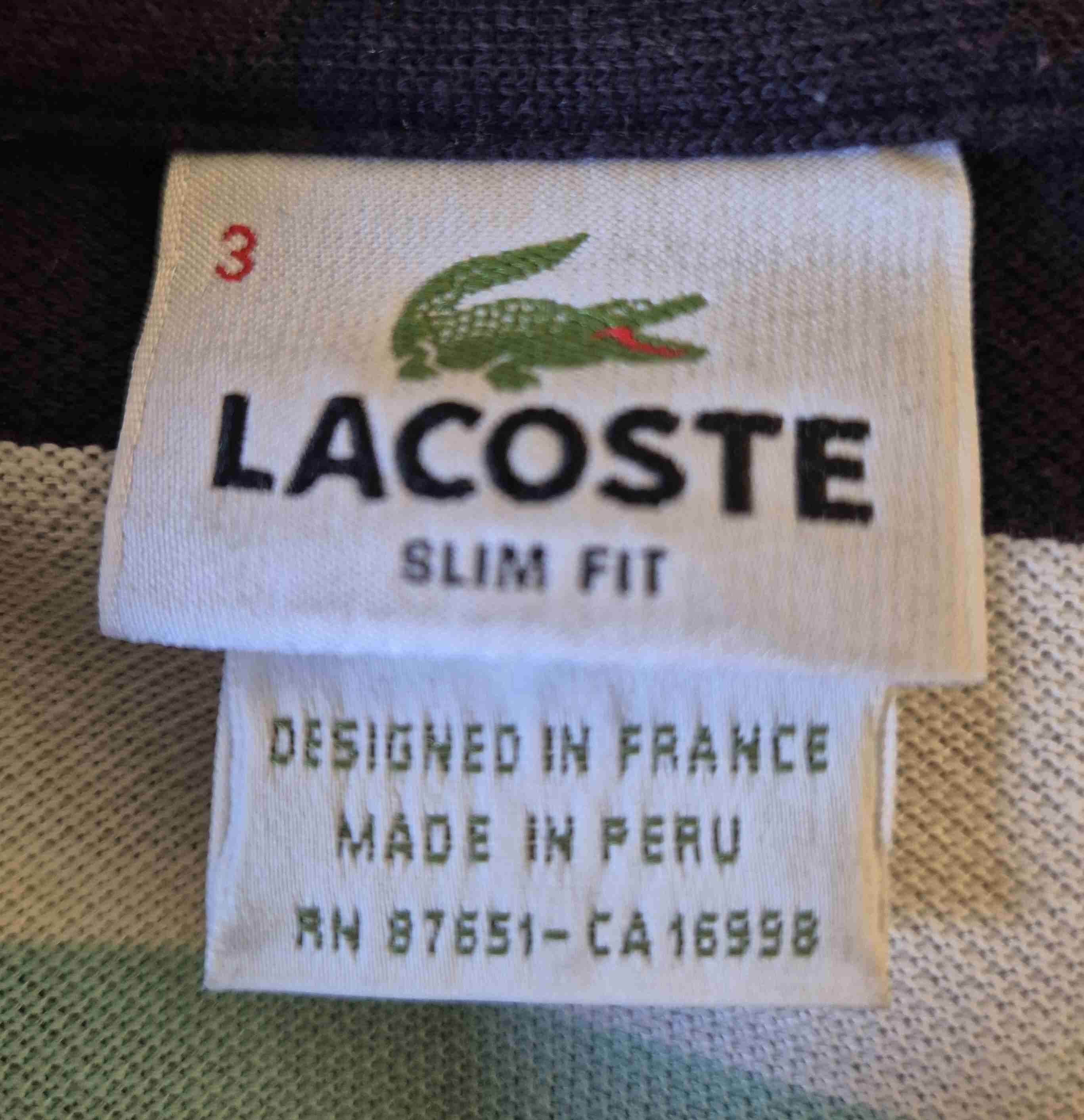 Polera pique rayado - miniatura 3