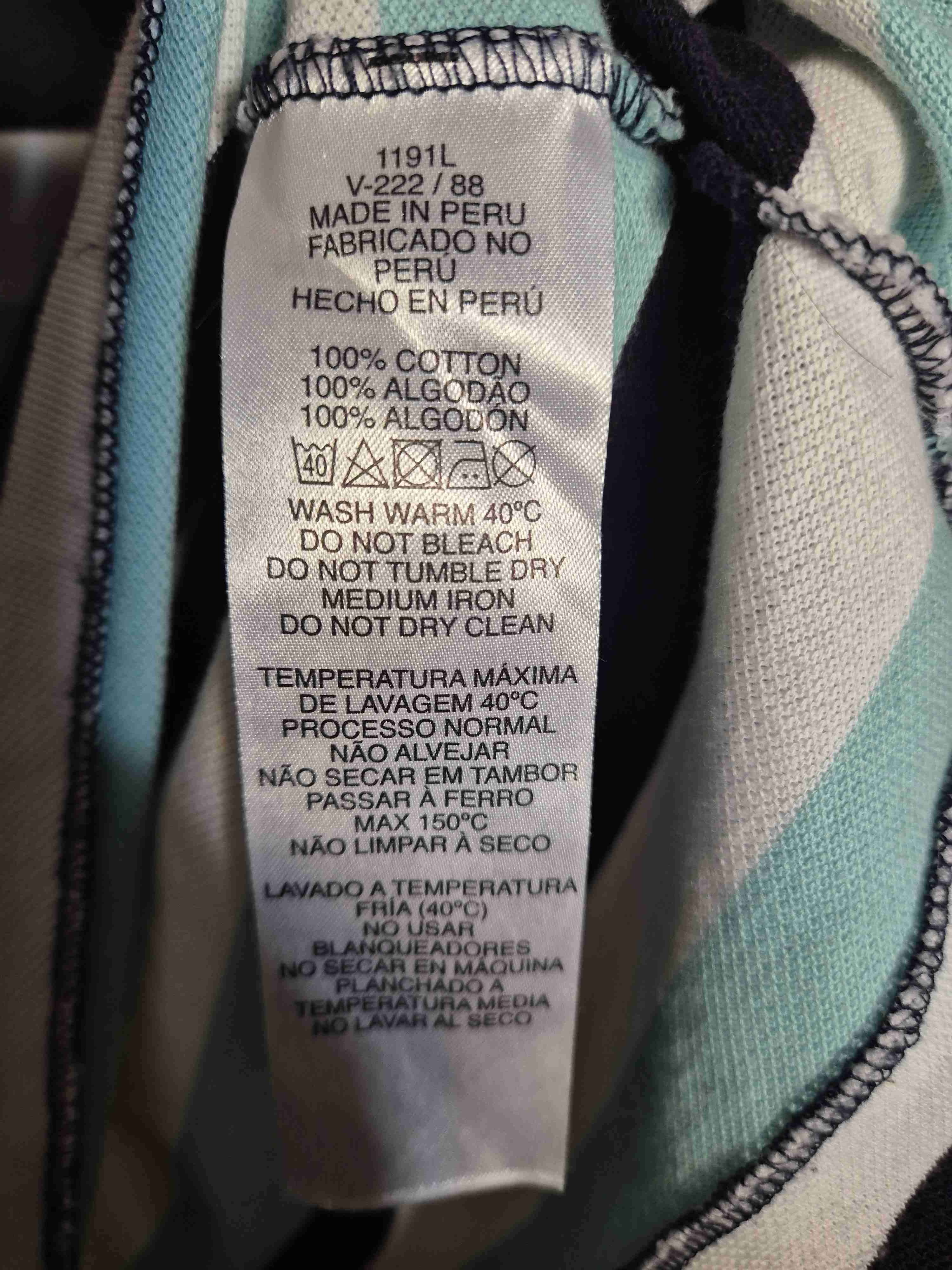 Polera pique rayado - miniatura 4