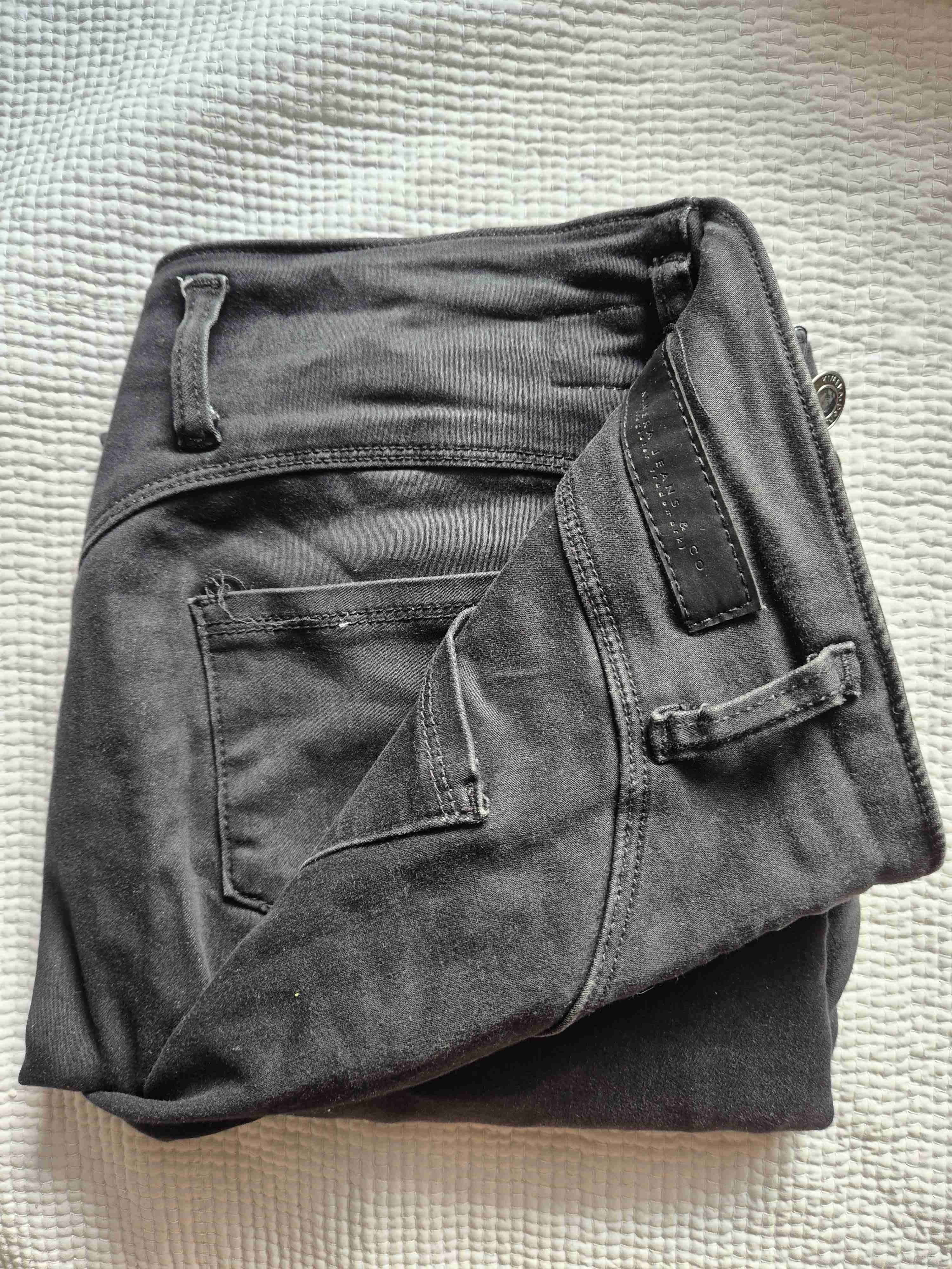 Jeans gris oscuros de mujer - miniatura 3