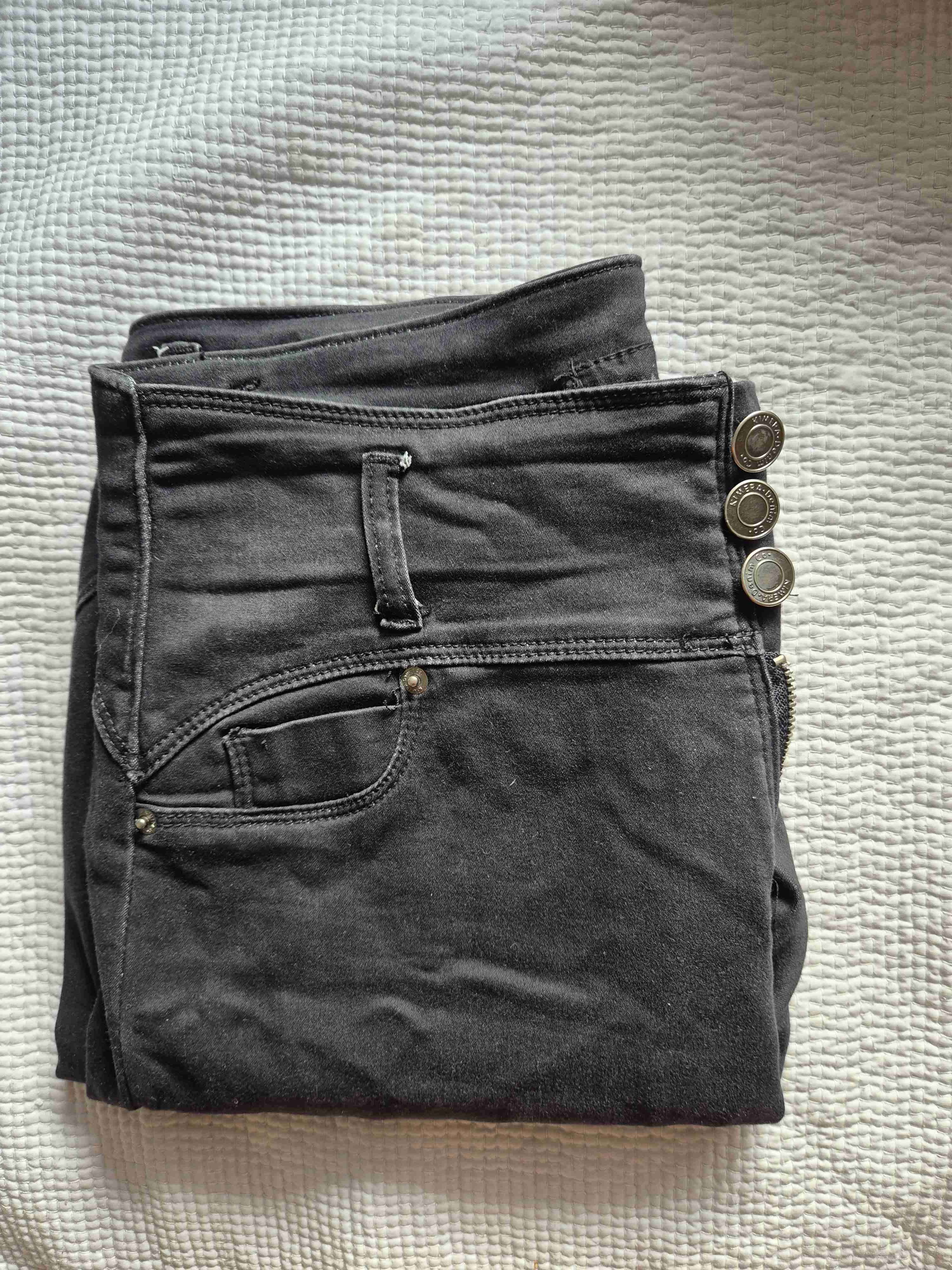 Jeans gris oscuros de mujer - miniatura 4