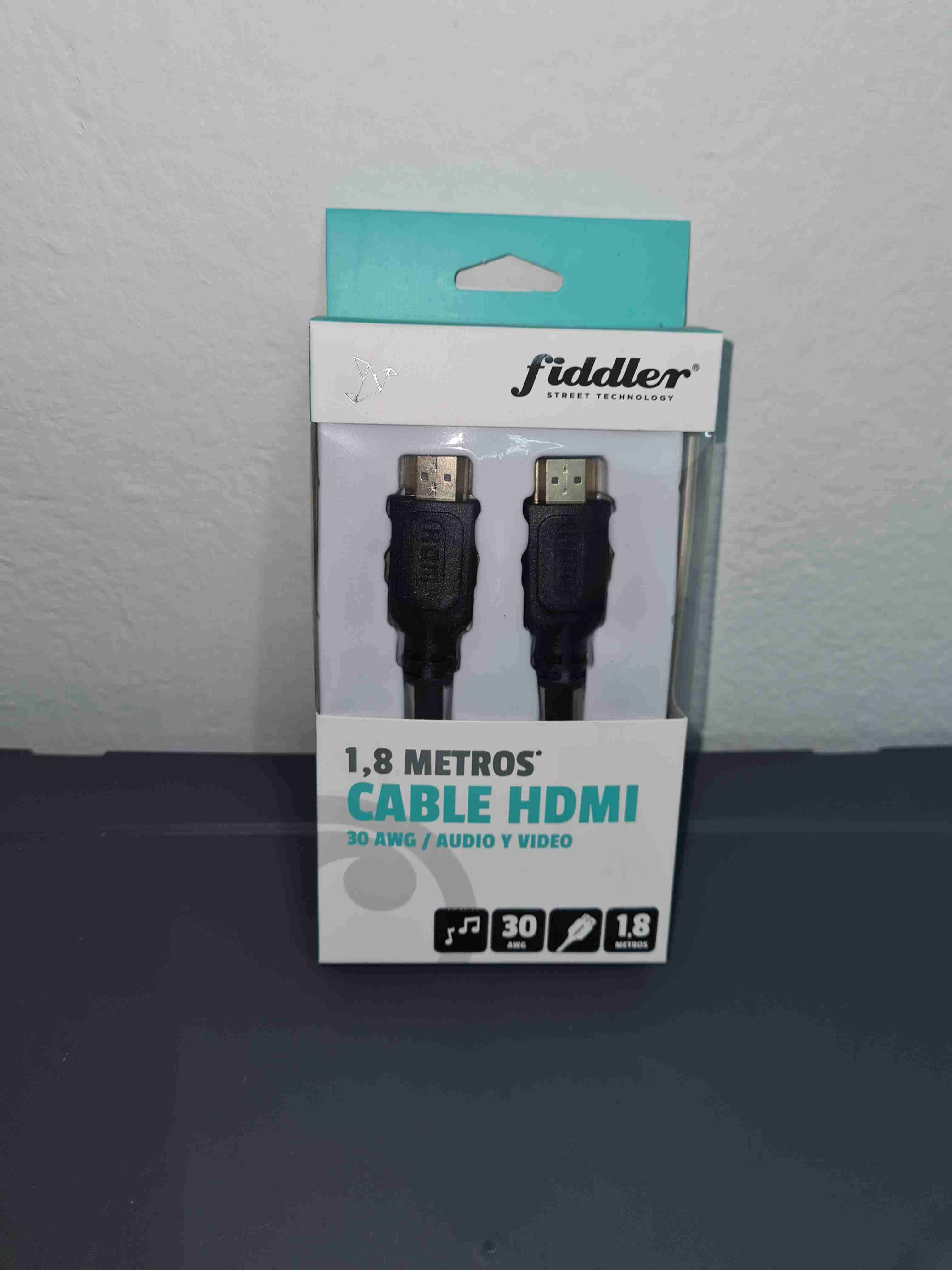 Cable HDMI 1,8 metros Fiddler
