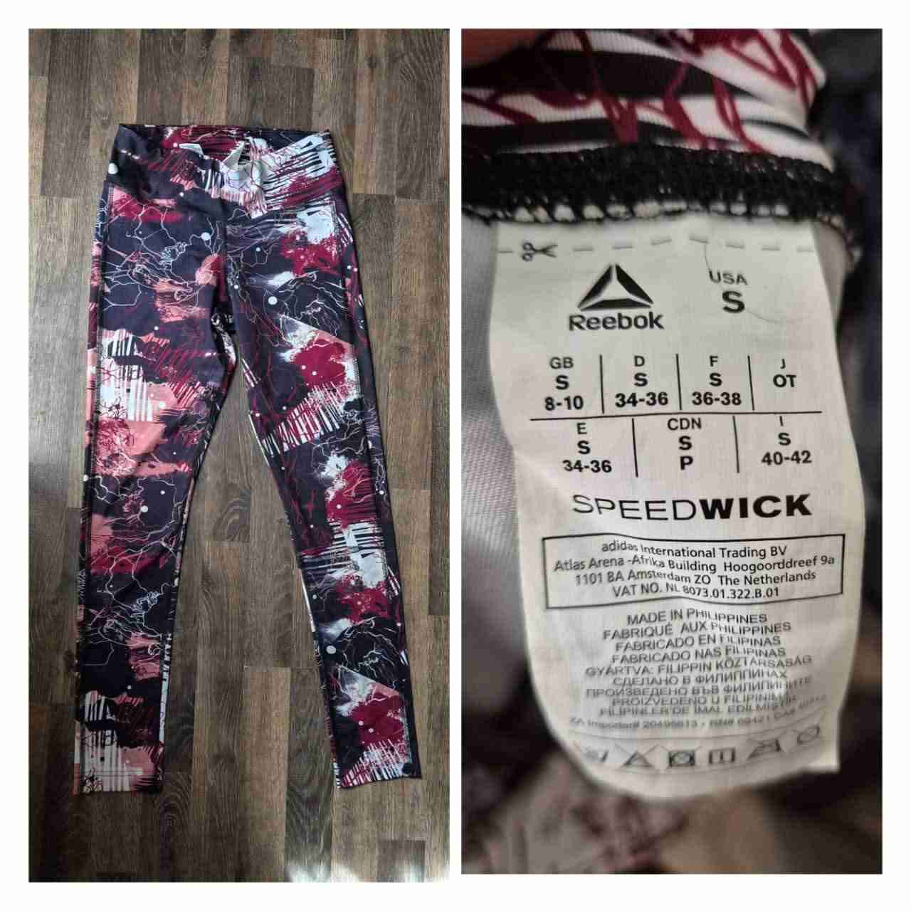 Leggings deportivos Reebok estampados