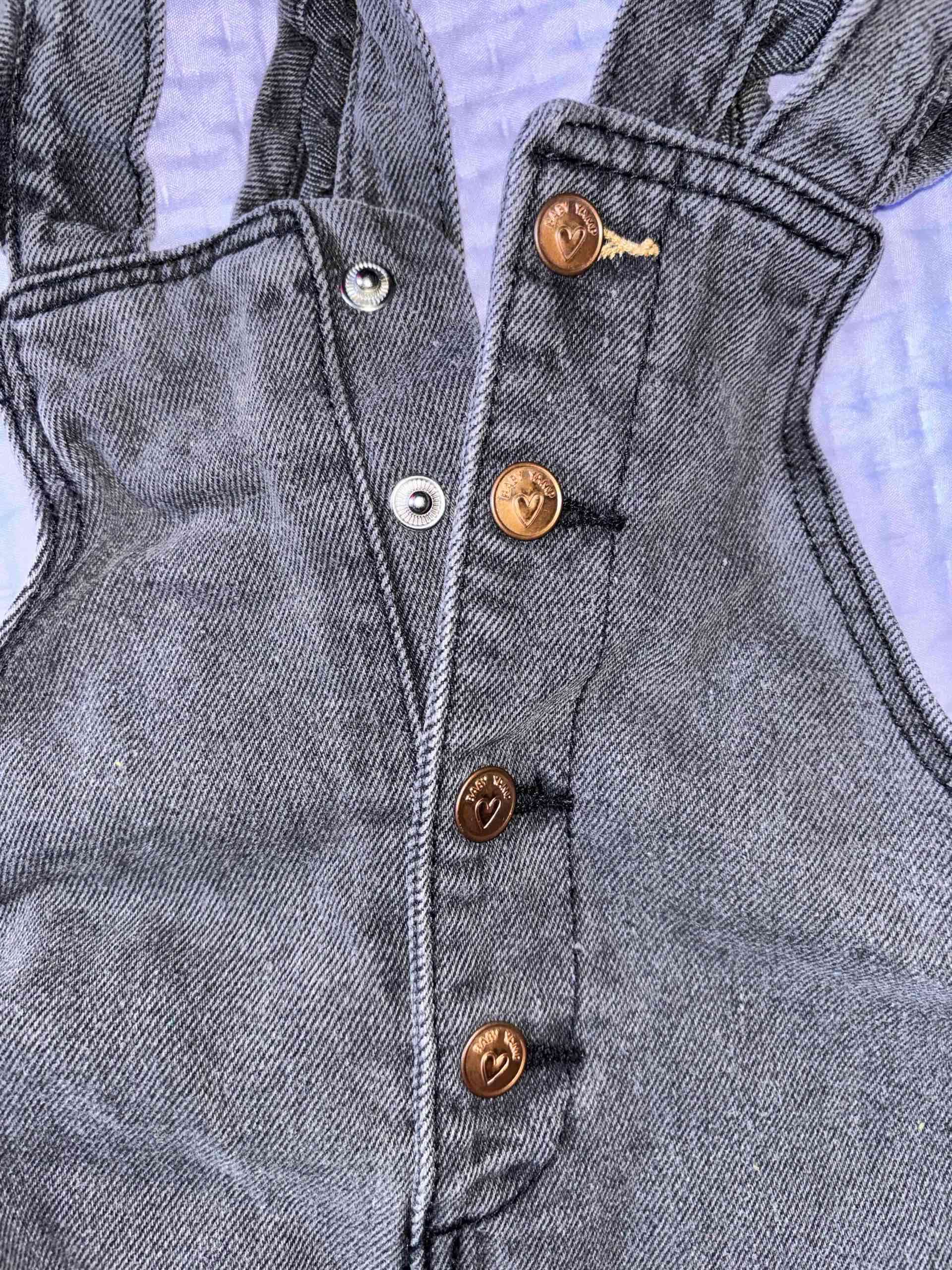 Overall de bebé gris - miniatura 3