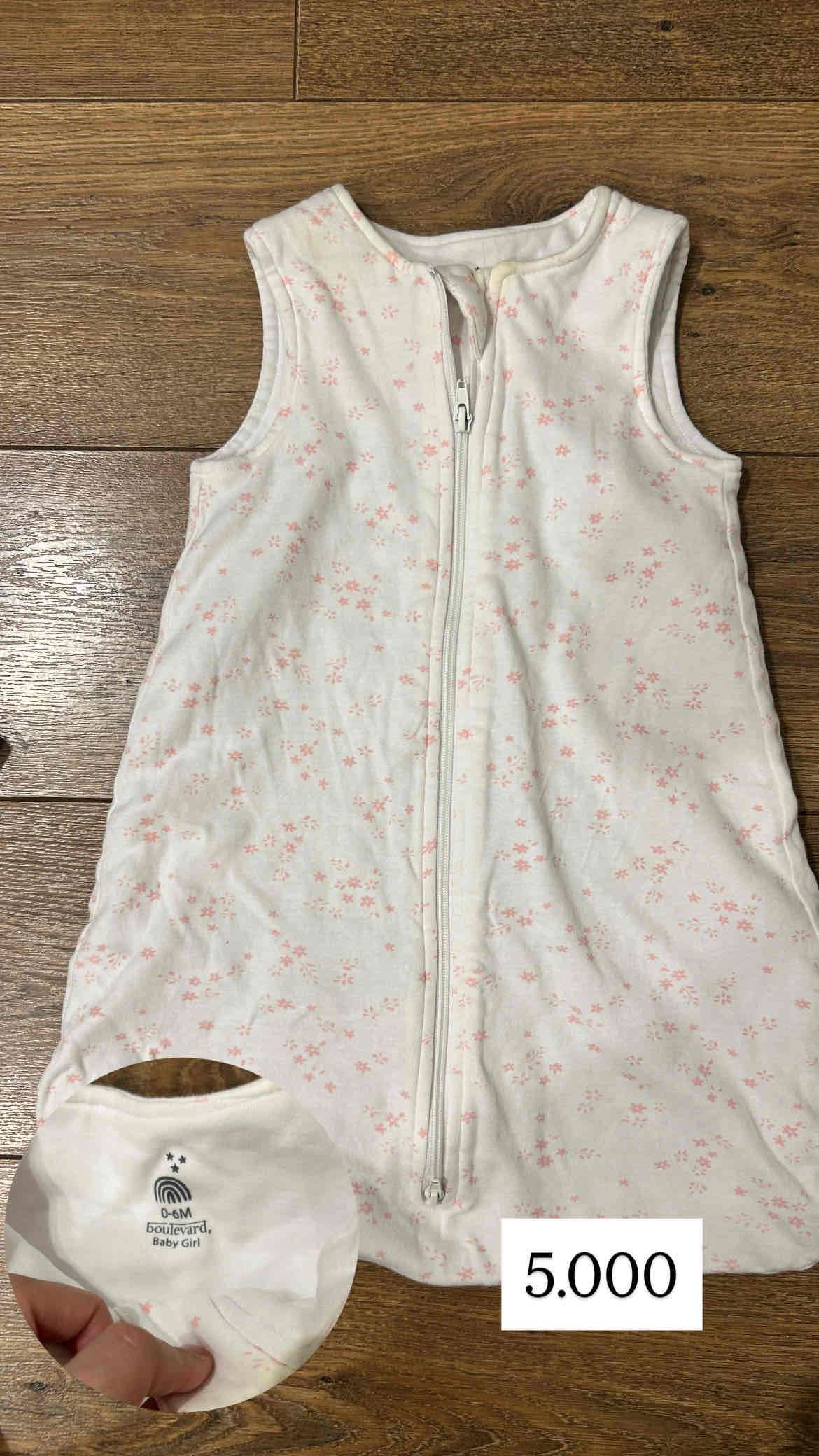 Saco de dormir para bebé floreado