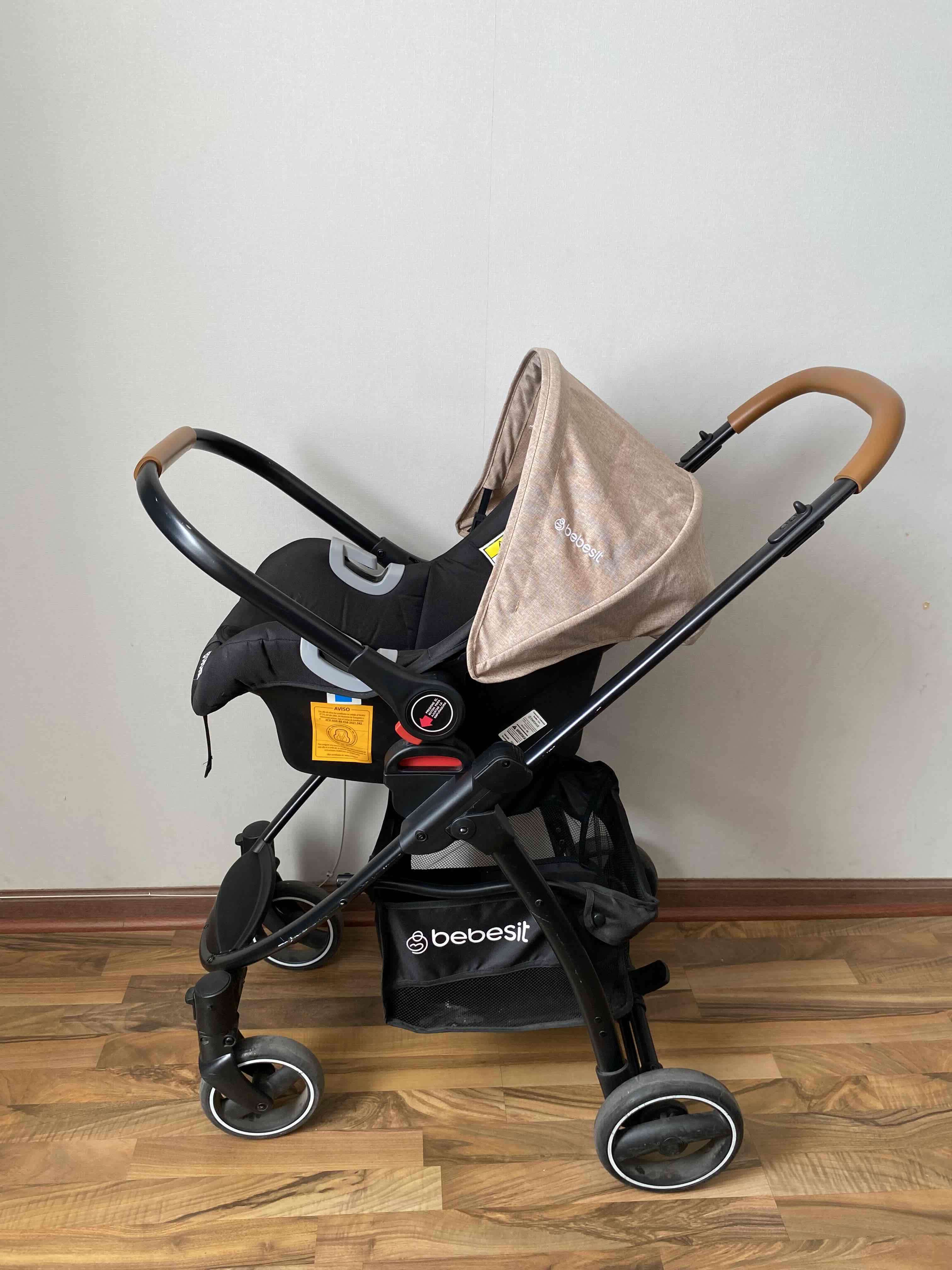 Coche de bebé Bebesit beige