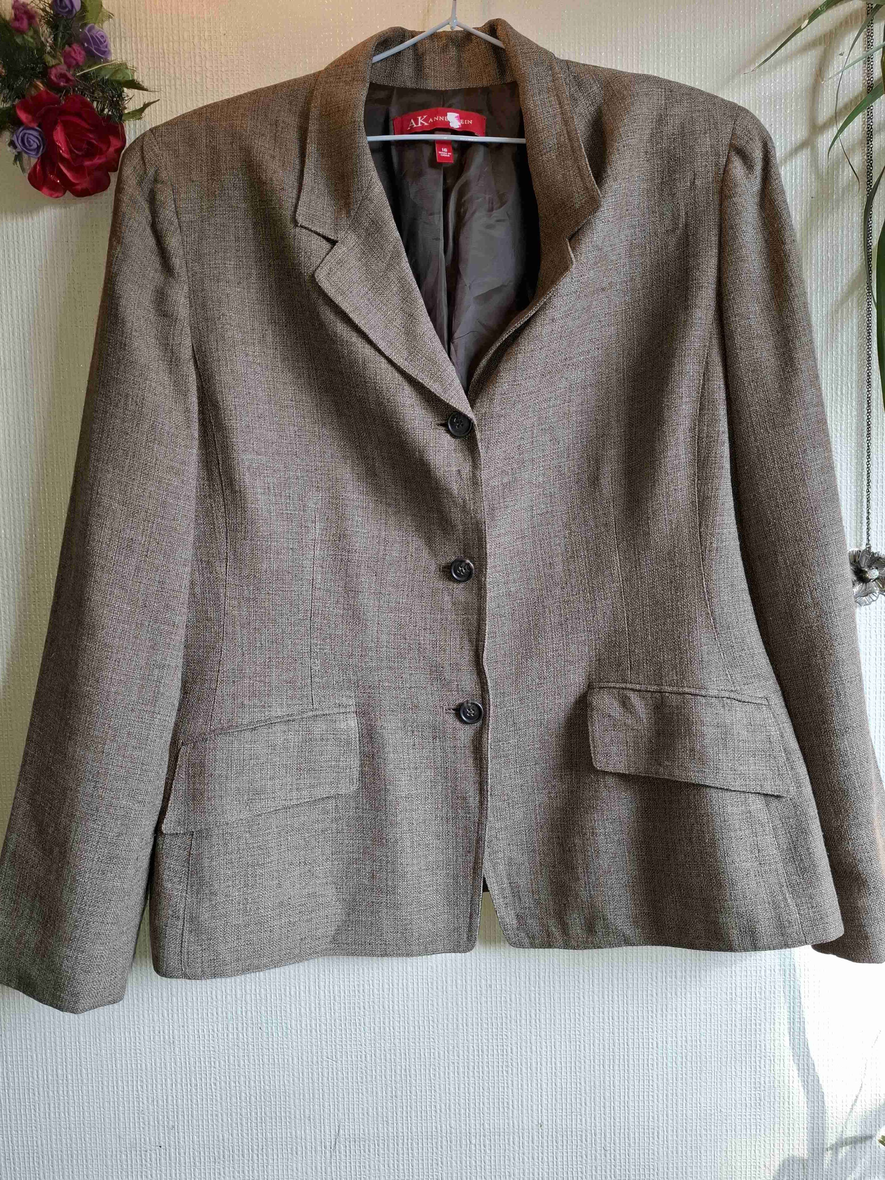 Blazer gris mujer AK Anne Klein