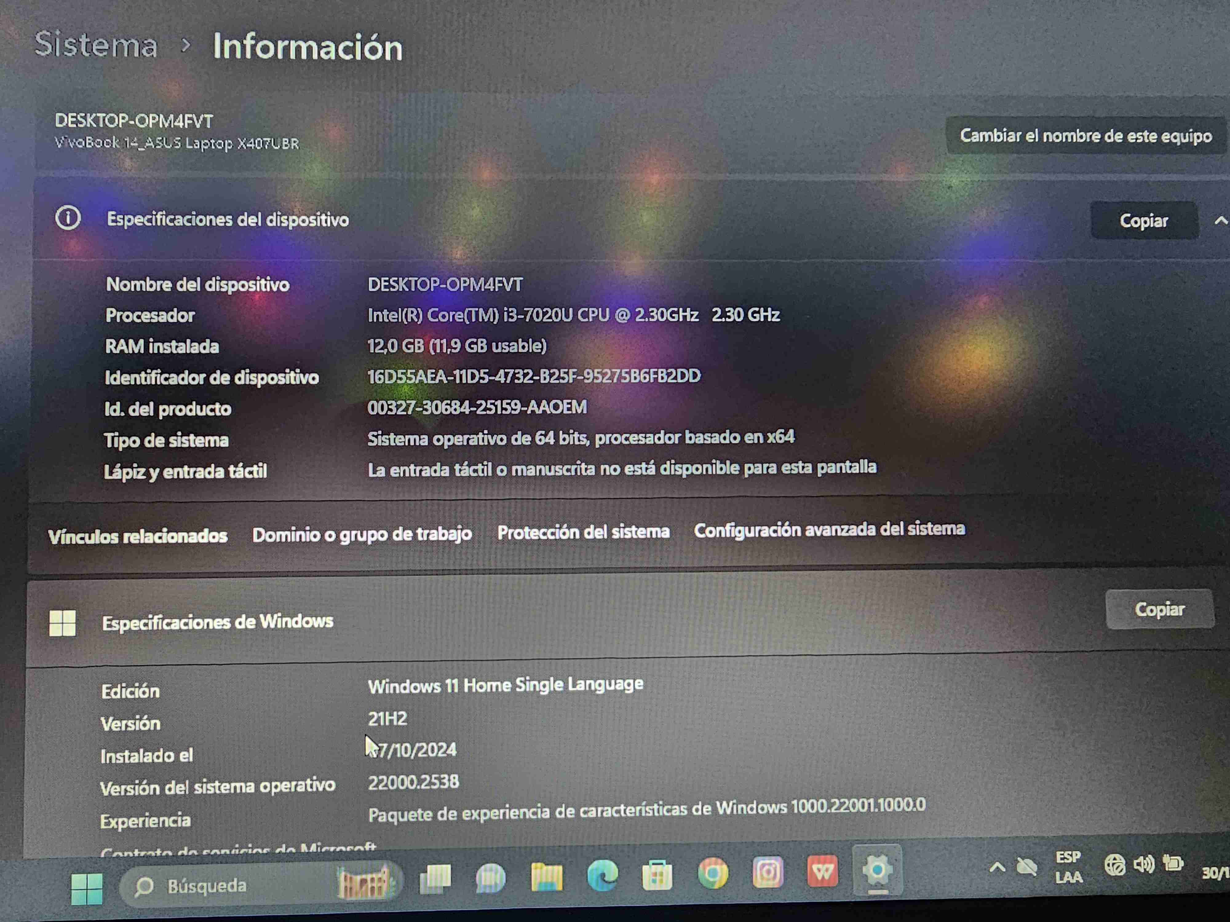 Laptop ASUS con Intel Core i3 - miniatura 4