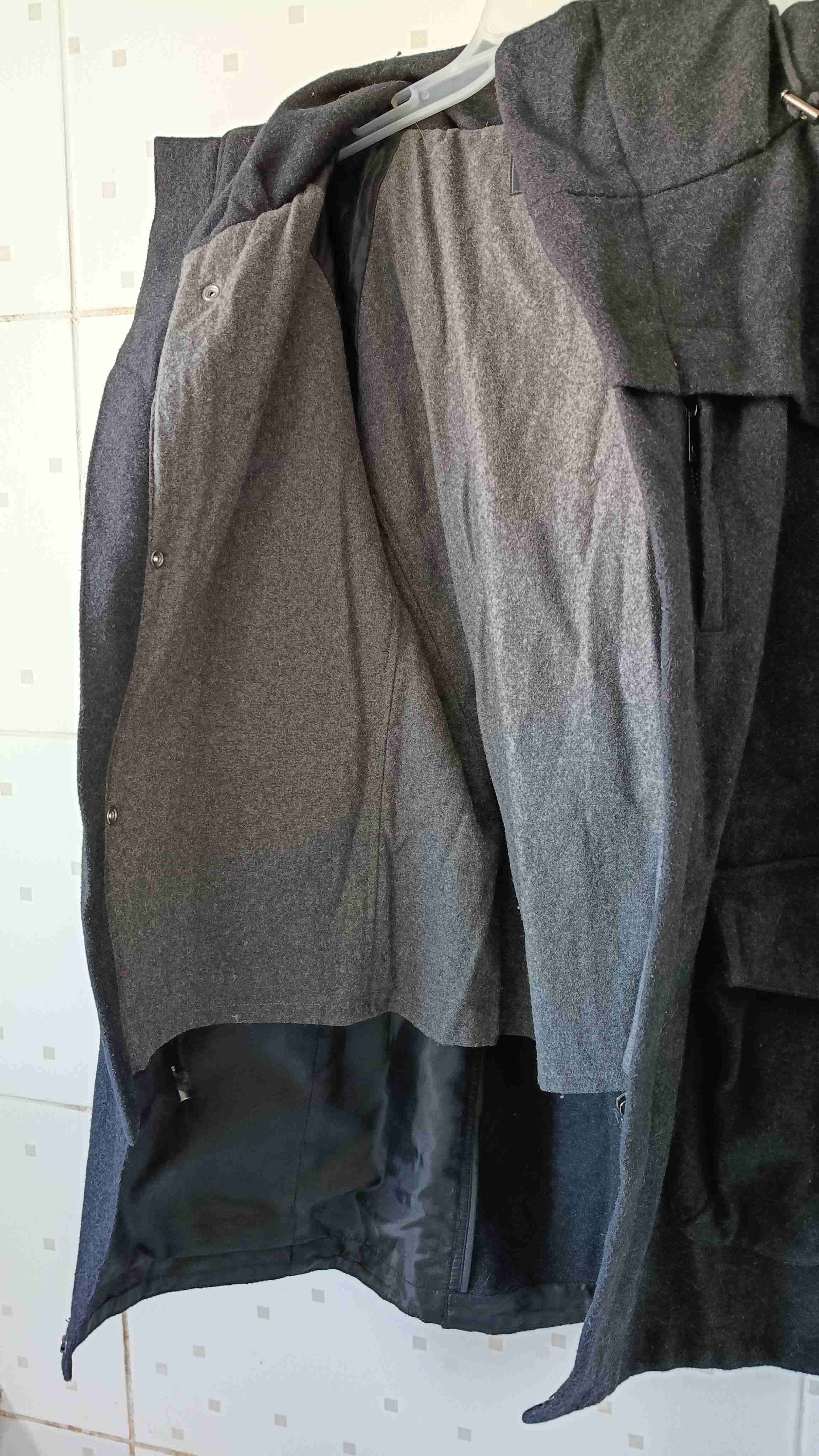 Abrigo negro con capucha Marquis - miniatura 4