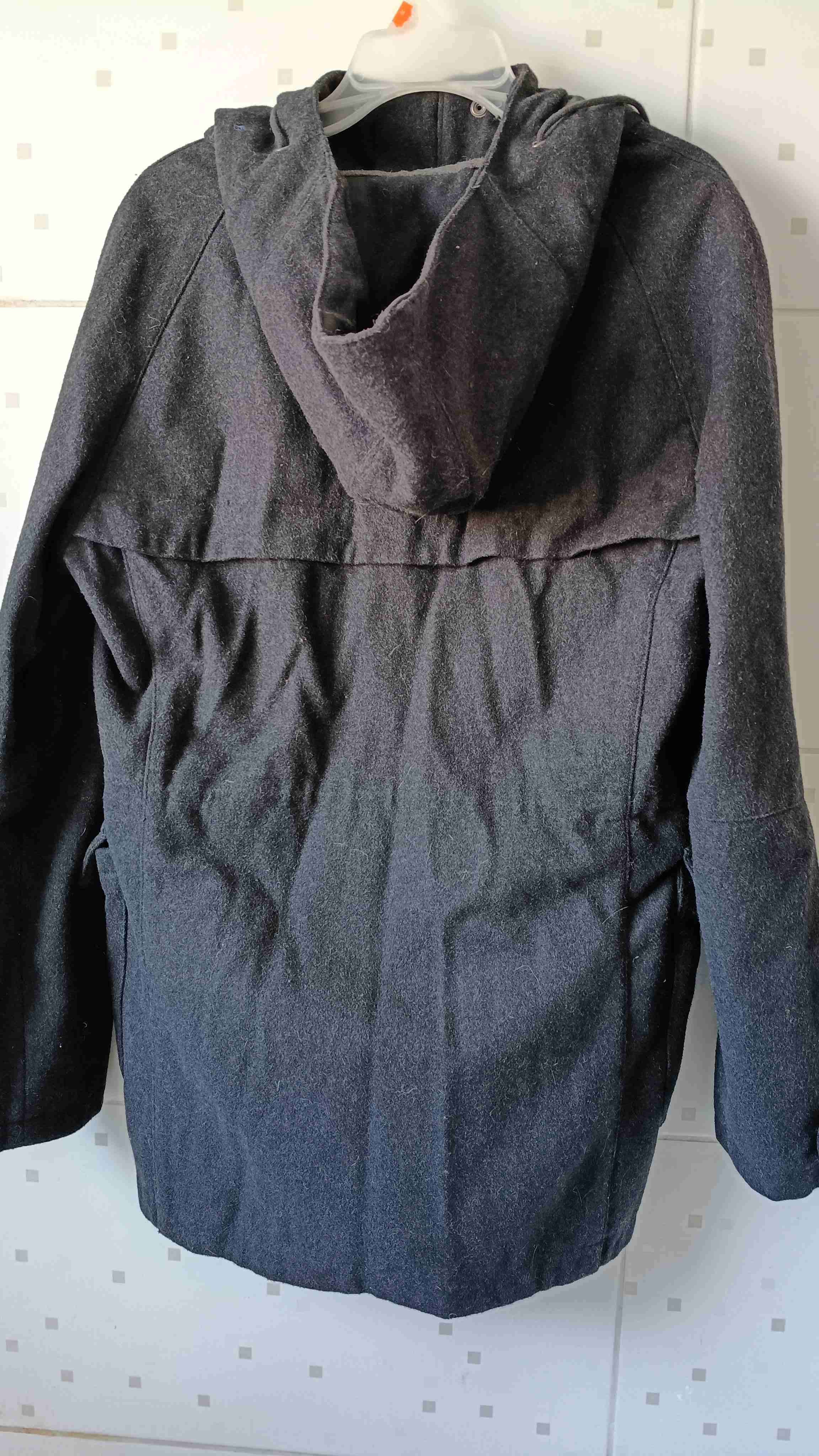 Abrigo negro con capucha Marquis - miniatura 6