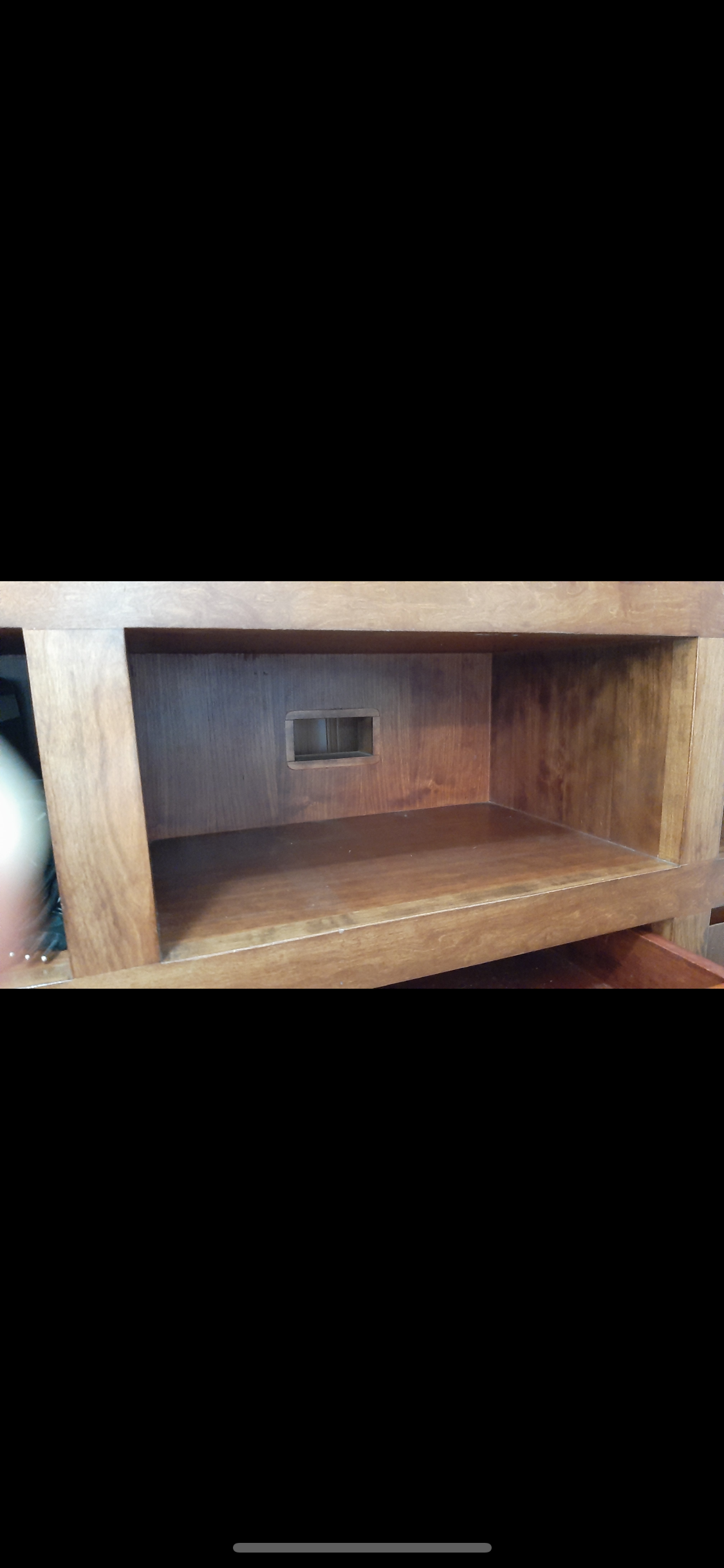 Escritorio de madera con compartimentos - miniatura 4