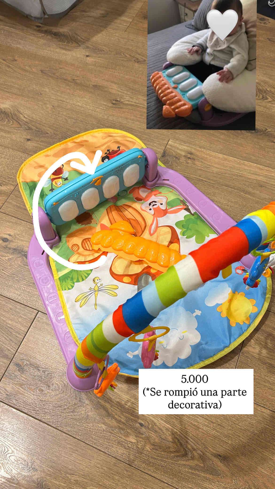 Gym/Alfombra de juego para bebé con sonido