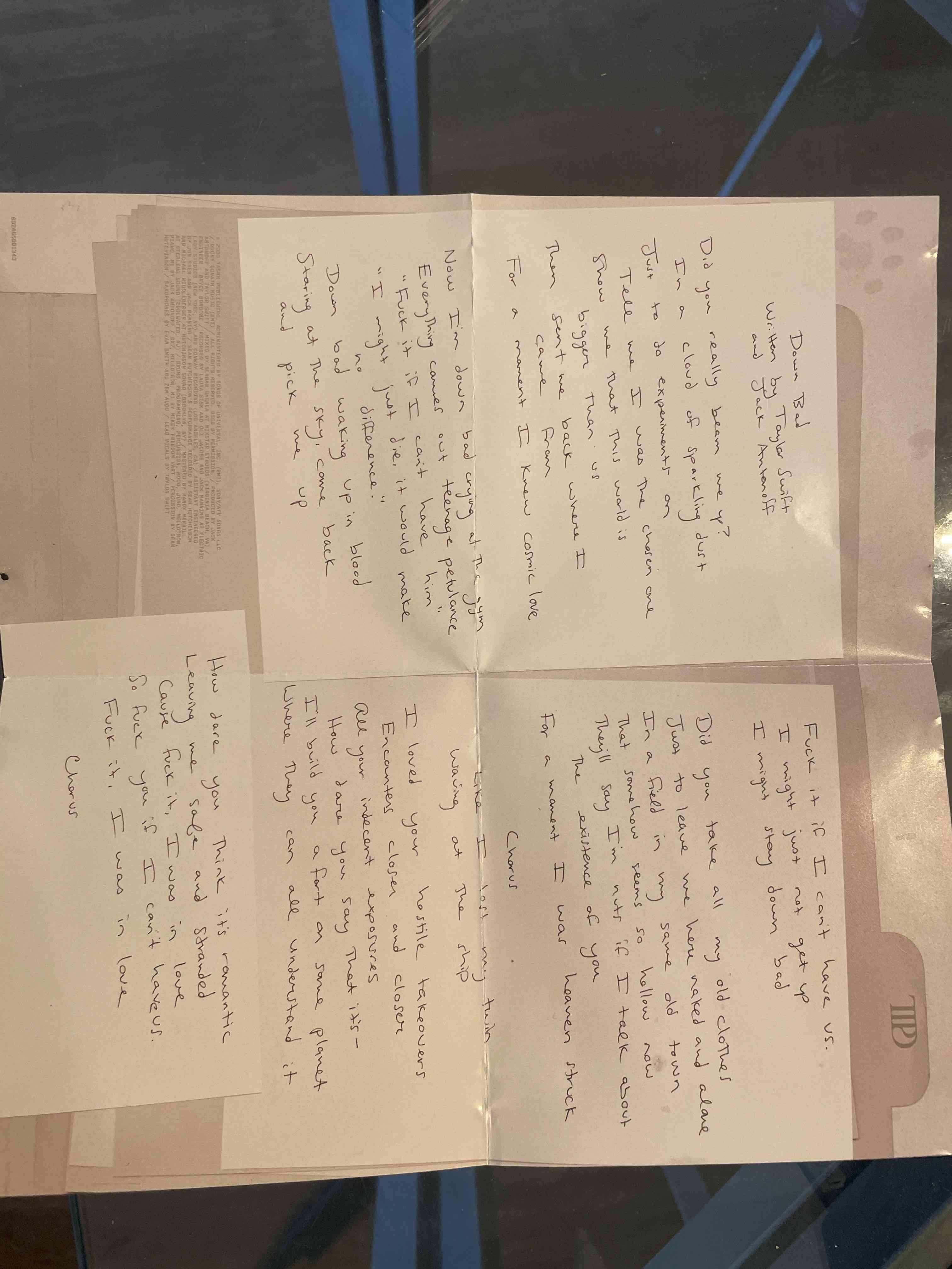 CD álbum The Tortured Poets Department: The manusc - miniatura 5