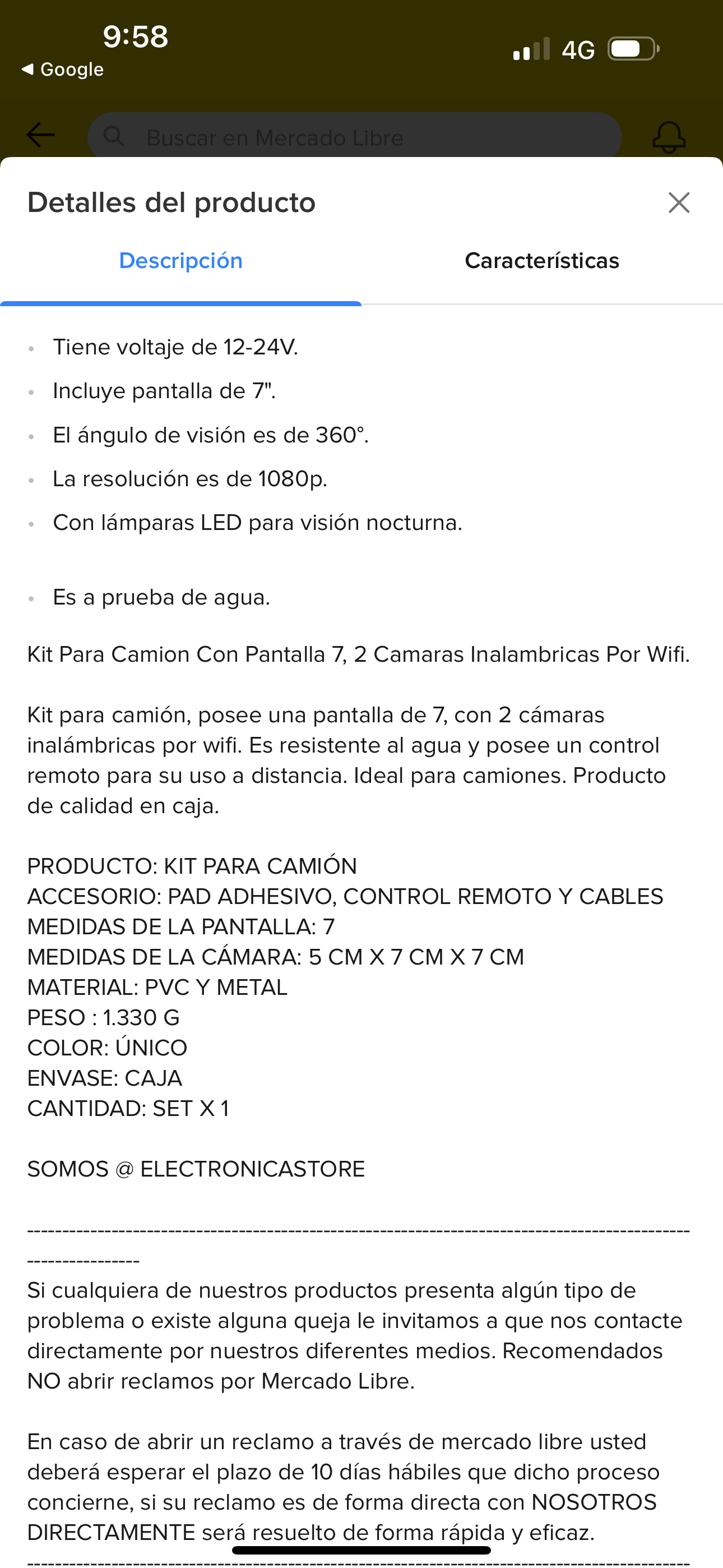 Sistema de estacionamiento inalámbrico 7" - miniatura 5
