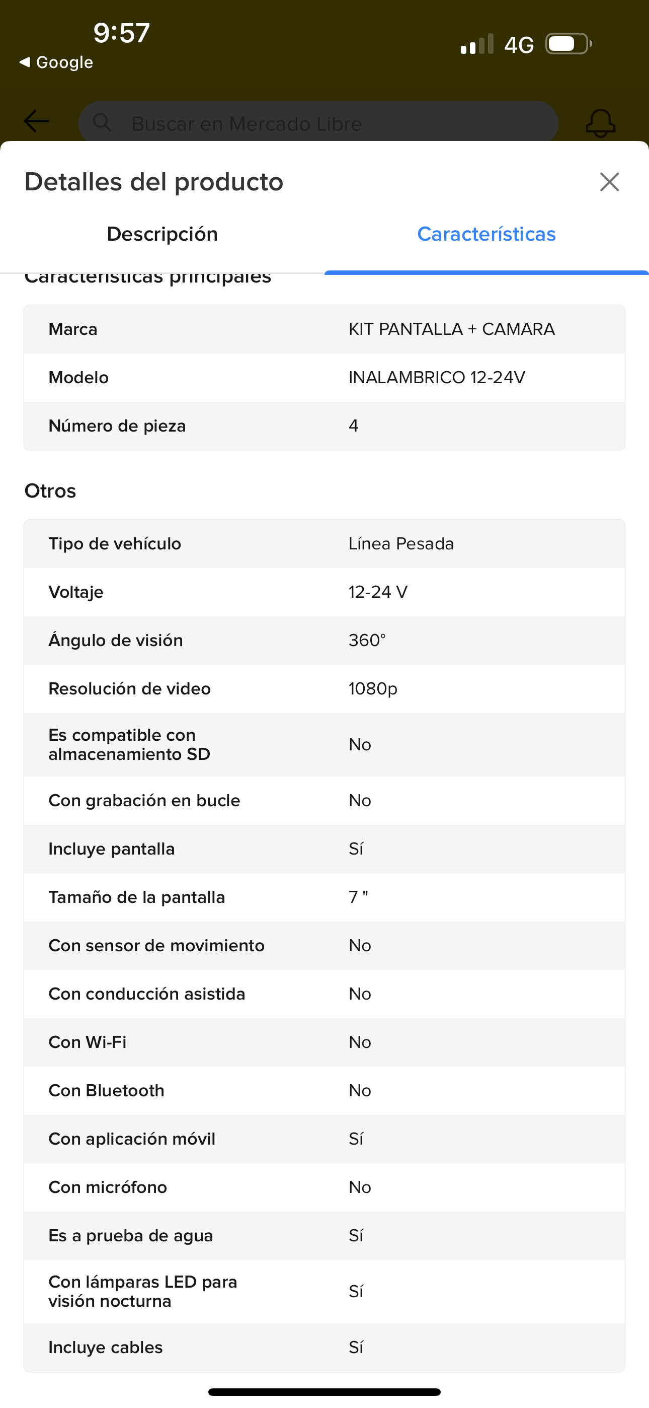 Sistema de estacionamiento inalámbrico 7" - miniatura 6