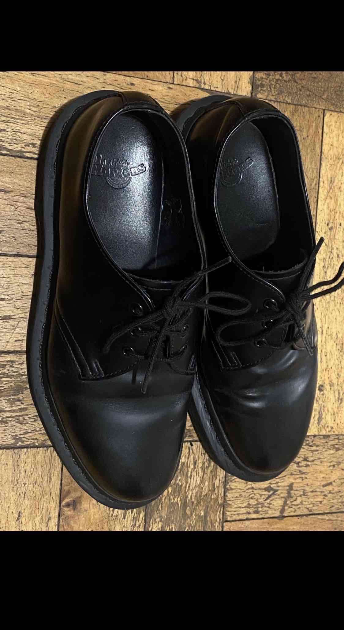 Zapatos Dr Martens 1461 mono Smooth de piel - miniatura 2