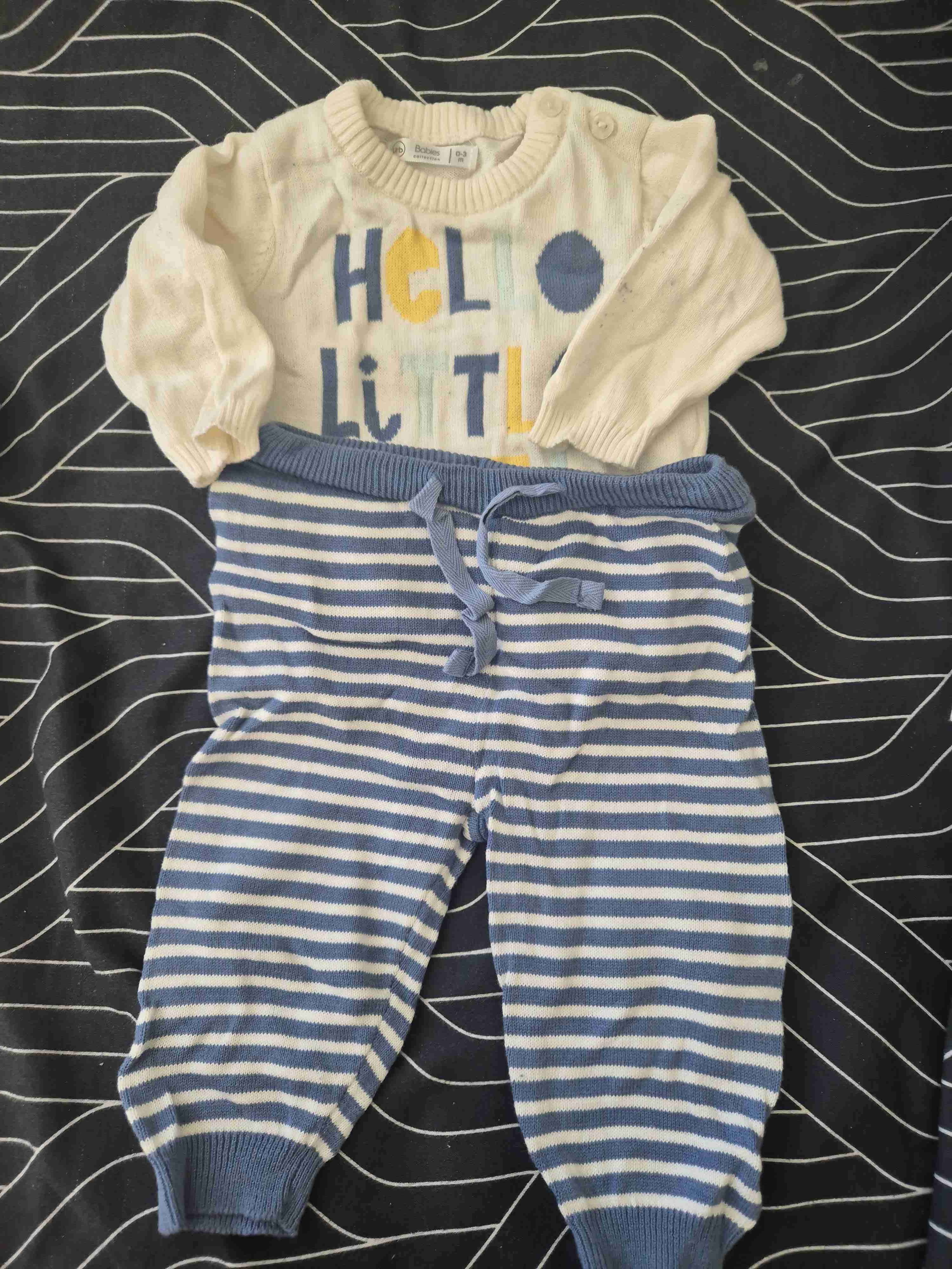 Lote Conjuntos ropa bebé con estampado - miniatura 6