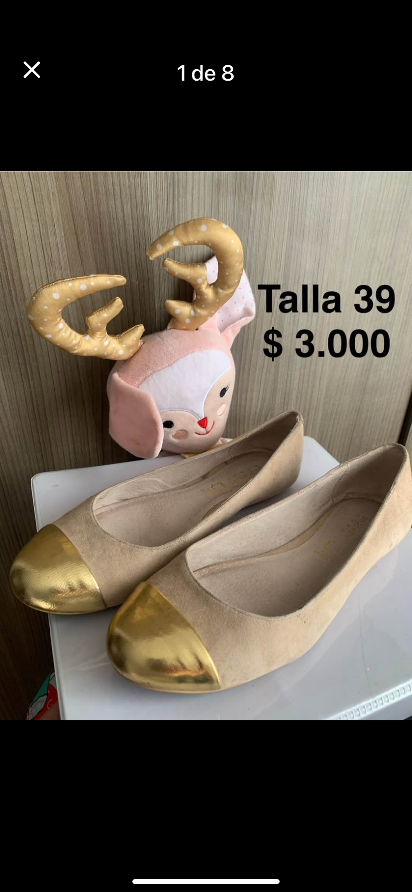 Sandalias, tacones, ballerinas talla 39. - miniatura 3