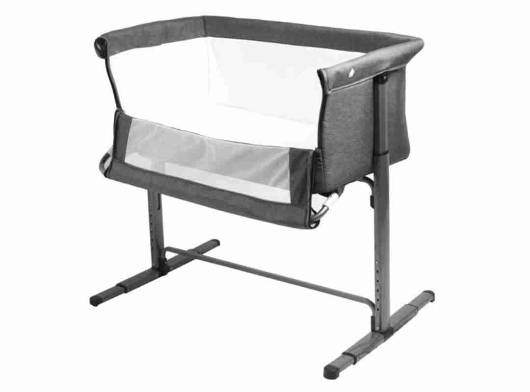 Cuna colecho gris ajustable