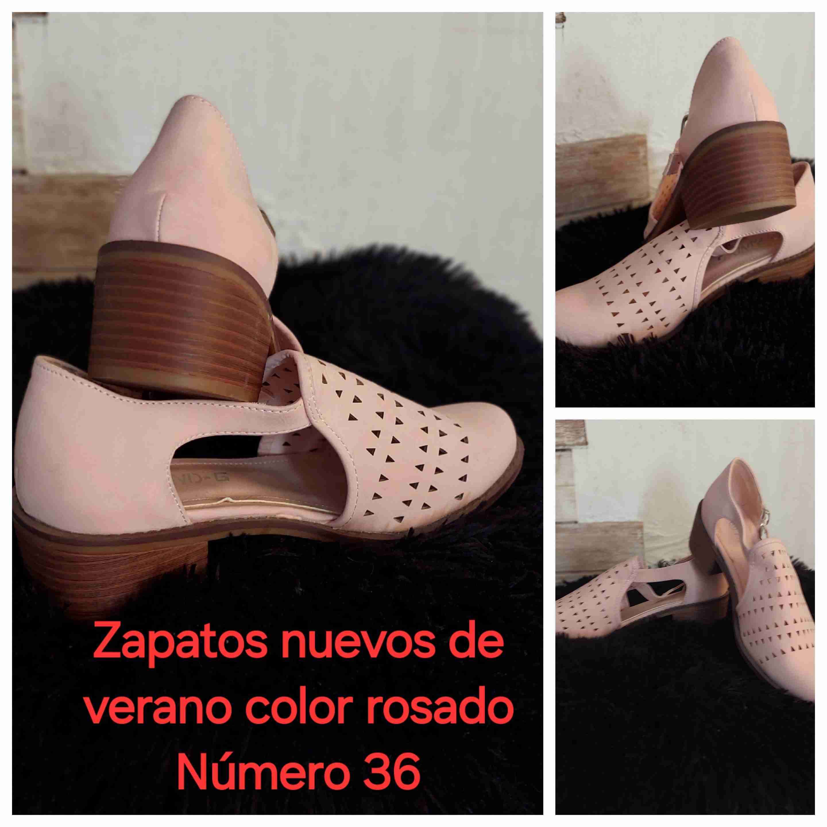 Zapatos rosados de verano