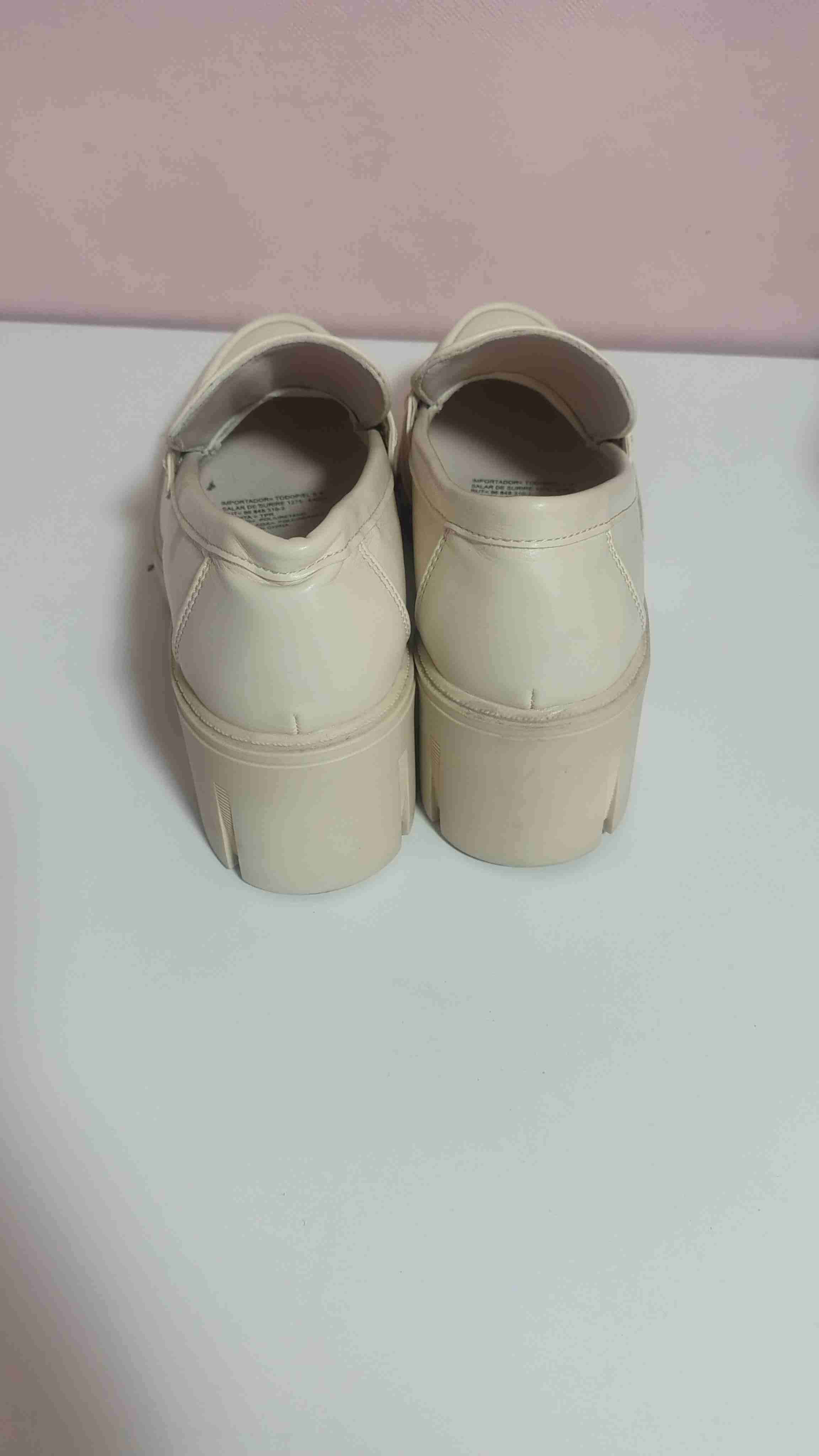 Mocasines beige con plataforma Todopiel - miniatura 2