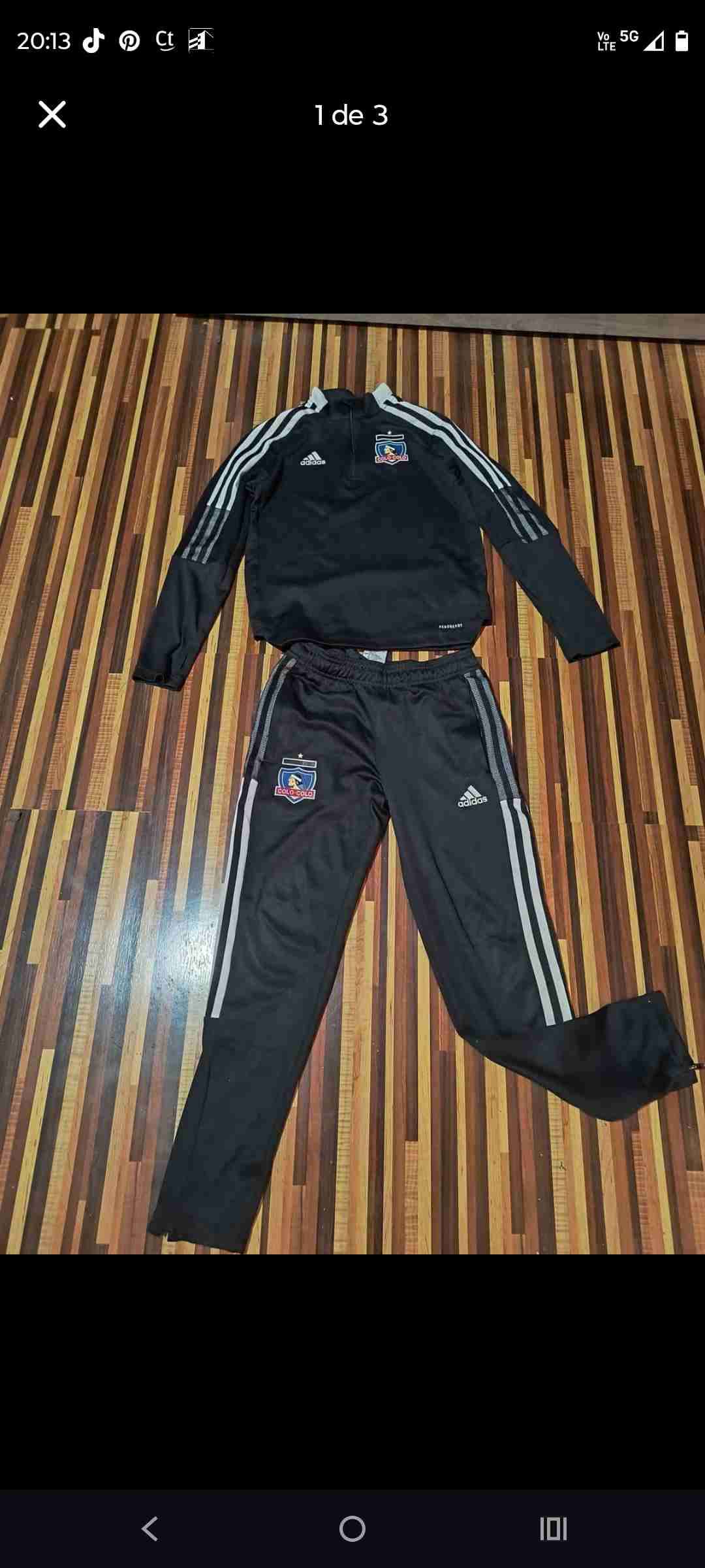 Pantalón deportivo Colo-Colo negro - miniatura 3