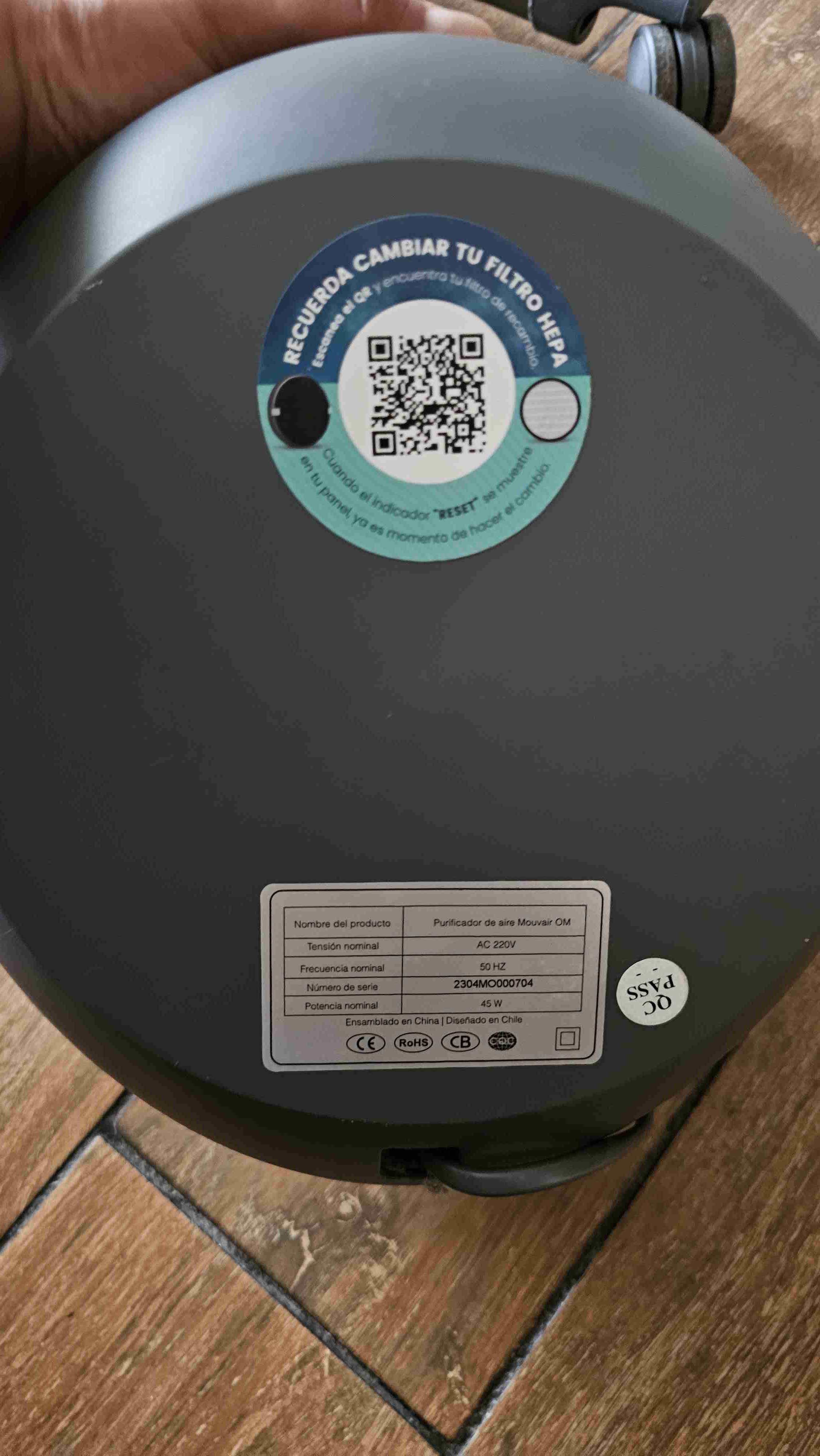 Purificador de aire MouVair gris - miniatura 4