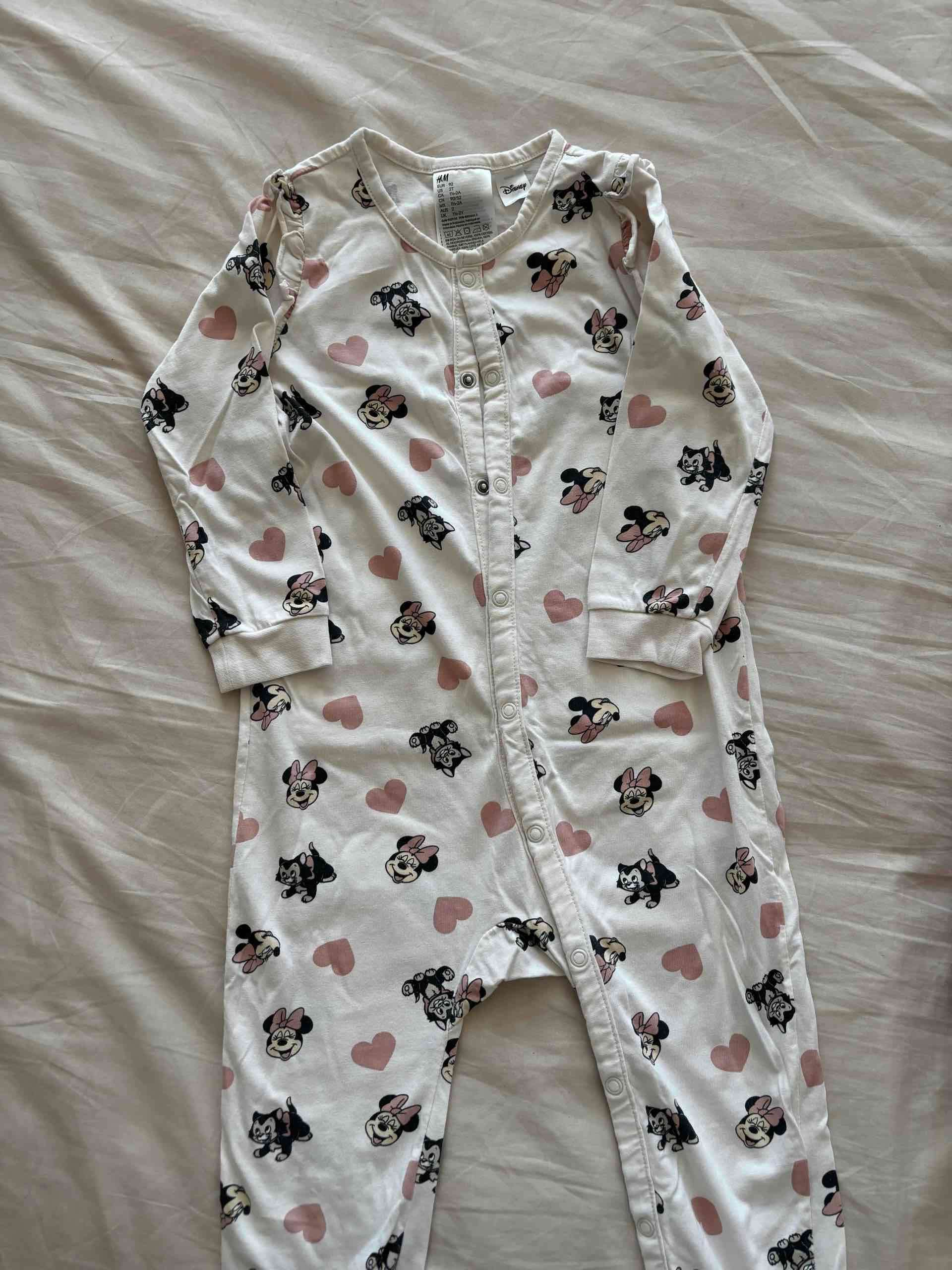 Pijama bebé Minnie algodón