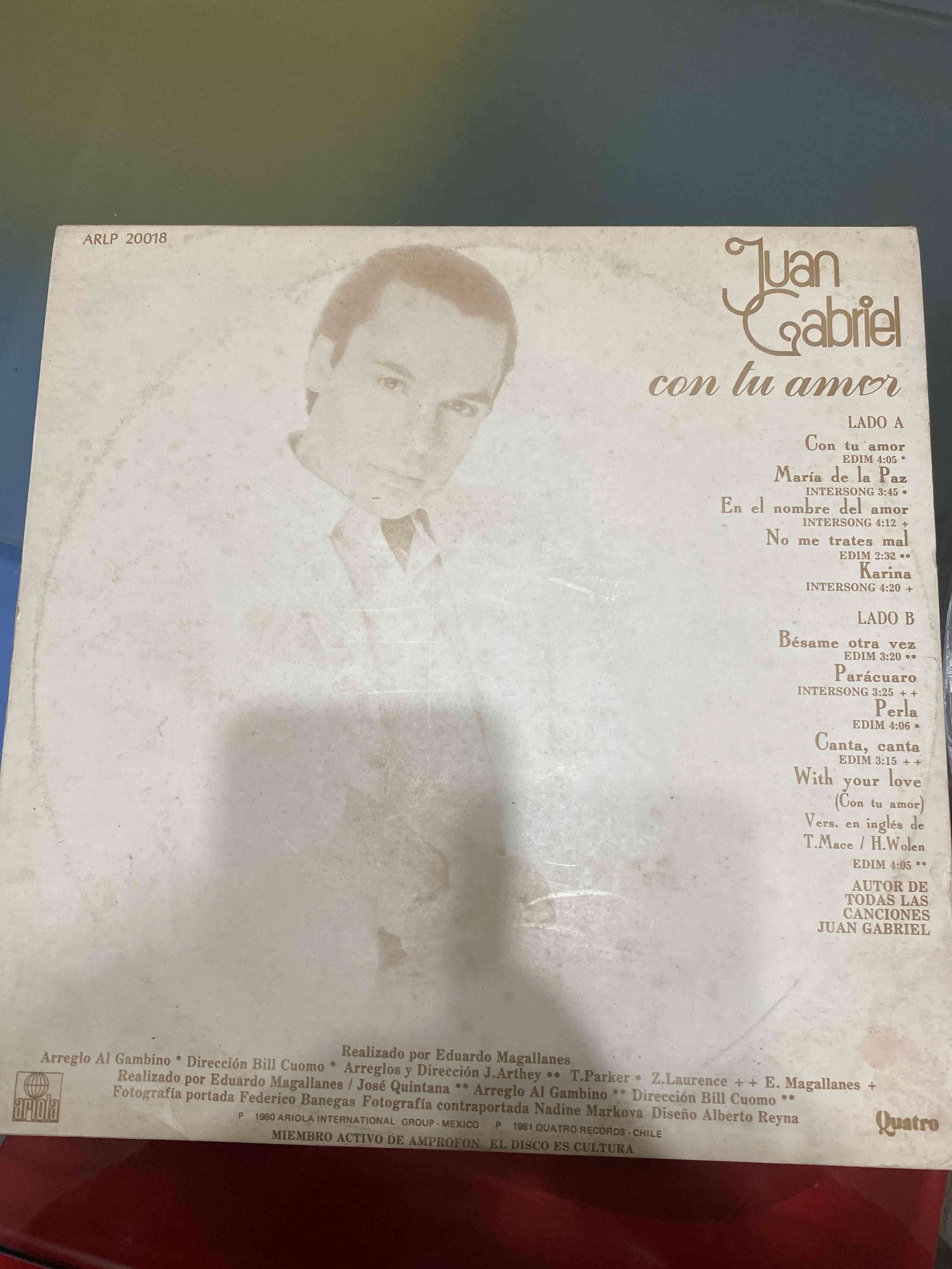 Disco vinilo Con tu amor - miniatura 3