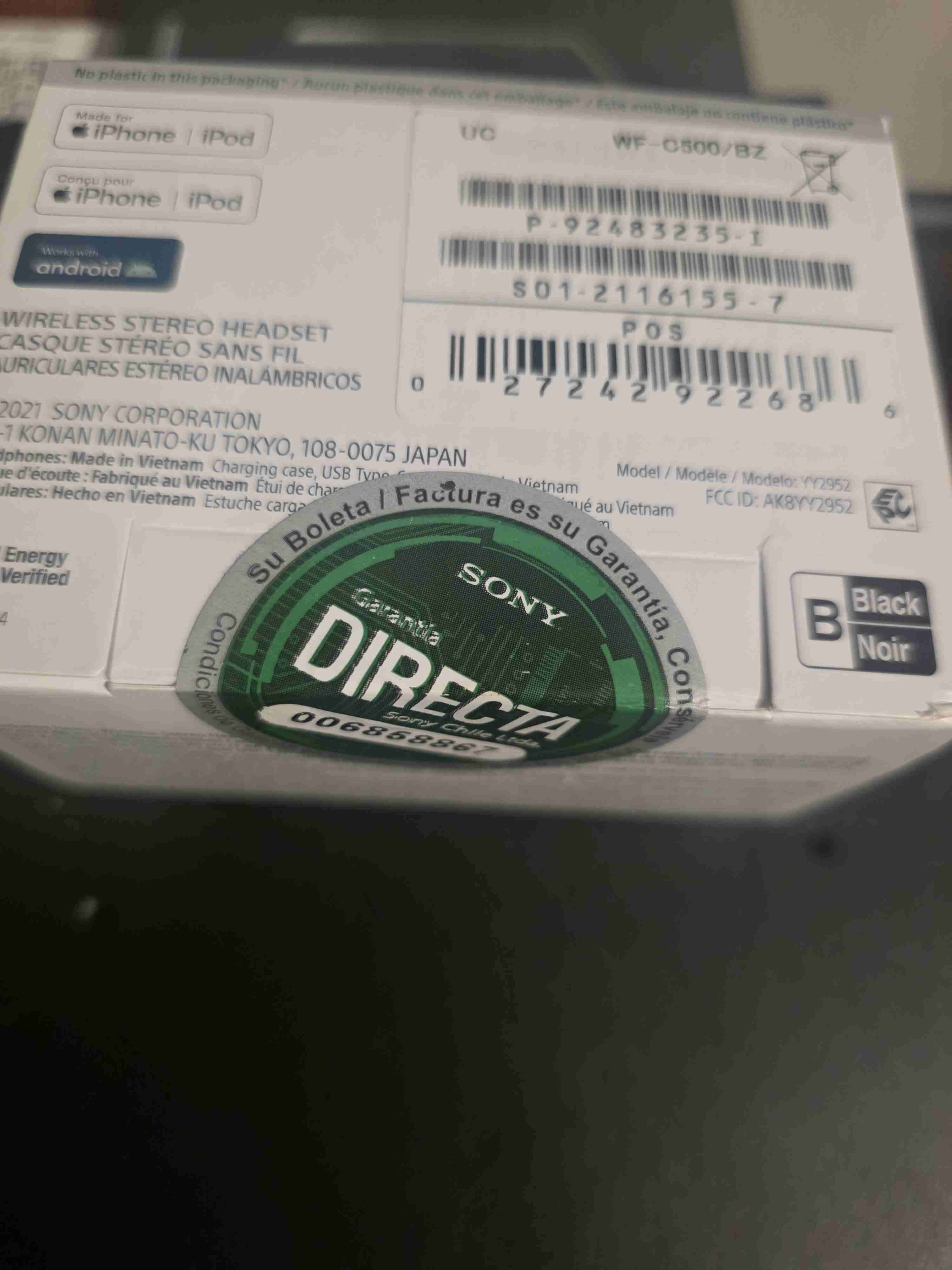 Audífonos Sony WF-C500 nuevos - miniatura 3