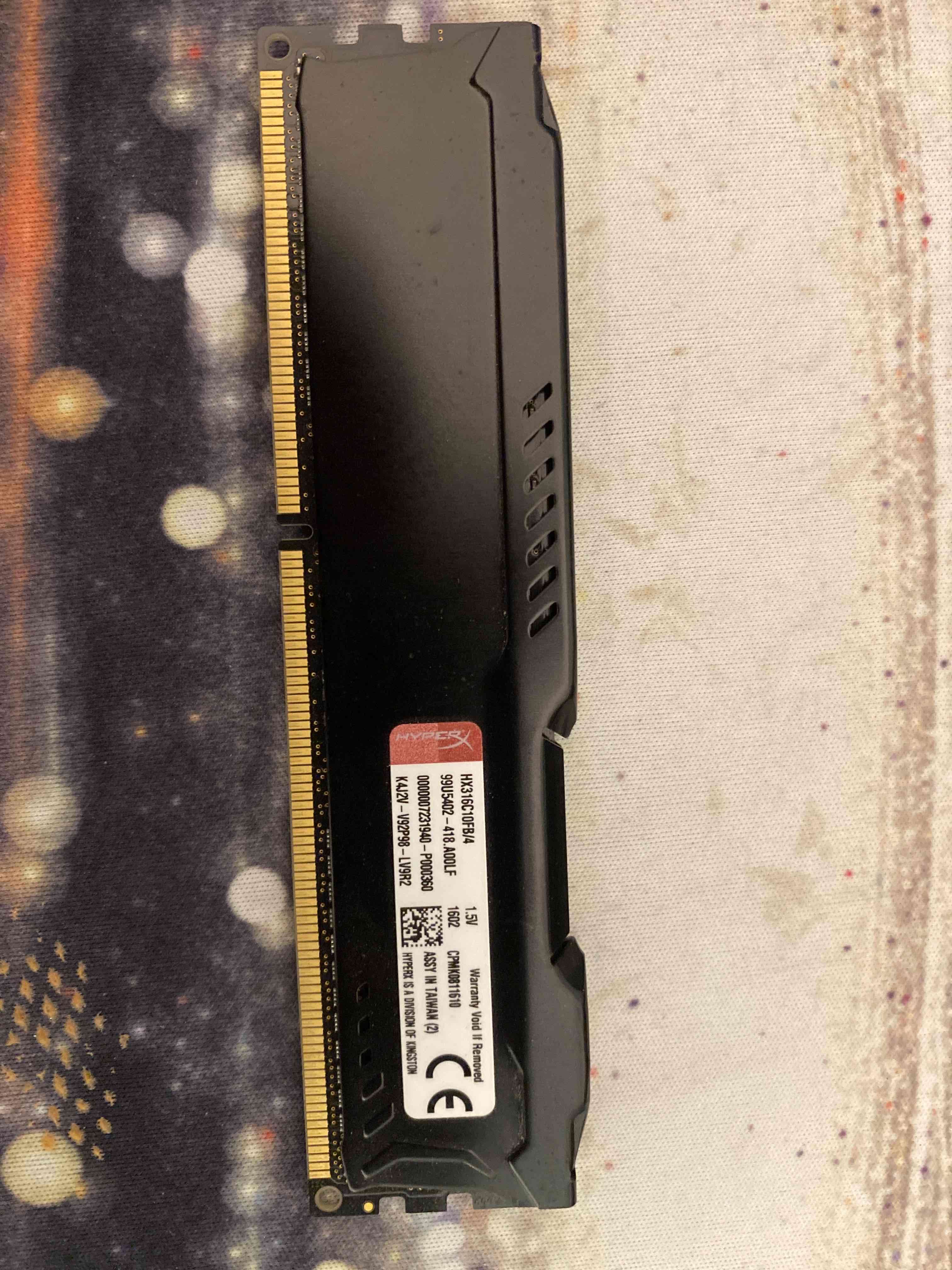 Memoria RAM HyperX Fury 4GB DDR3 1600