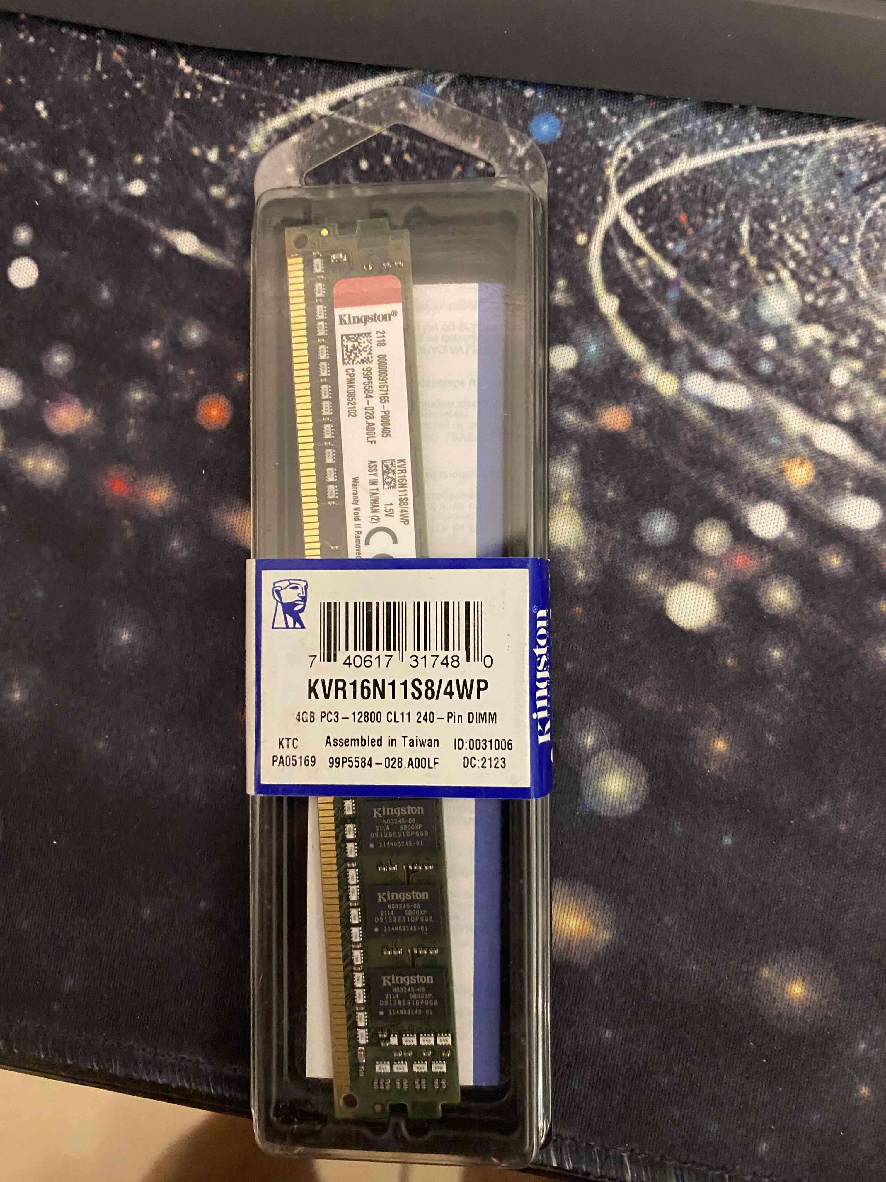 Memoria RAM Kingston 4GB DDR3