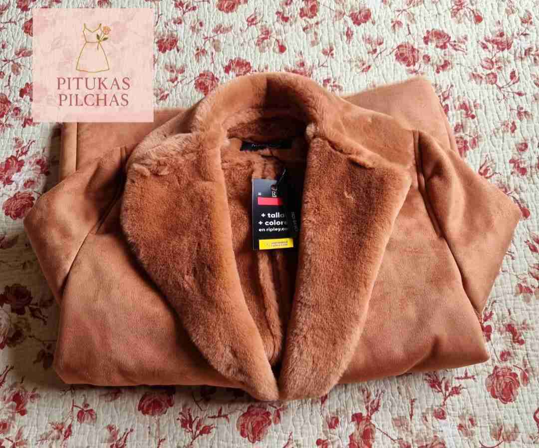 Abrigo de mujer color camel - miniatura 5