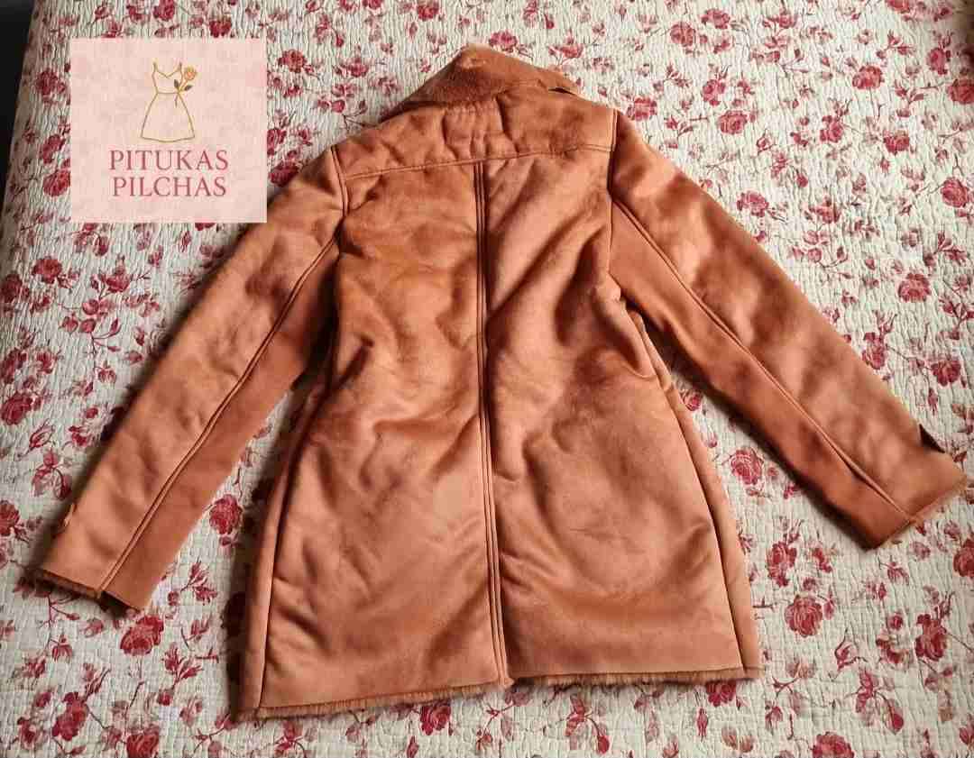 Abrigo de mujer color camel - miniatura 6