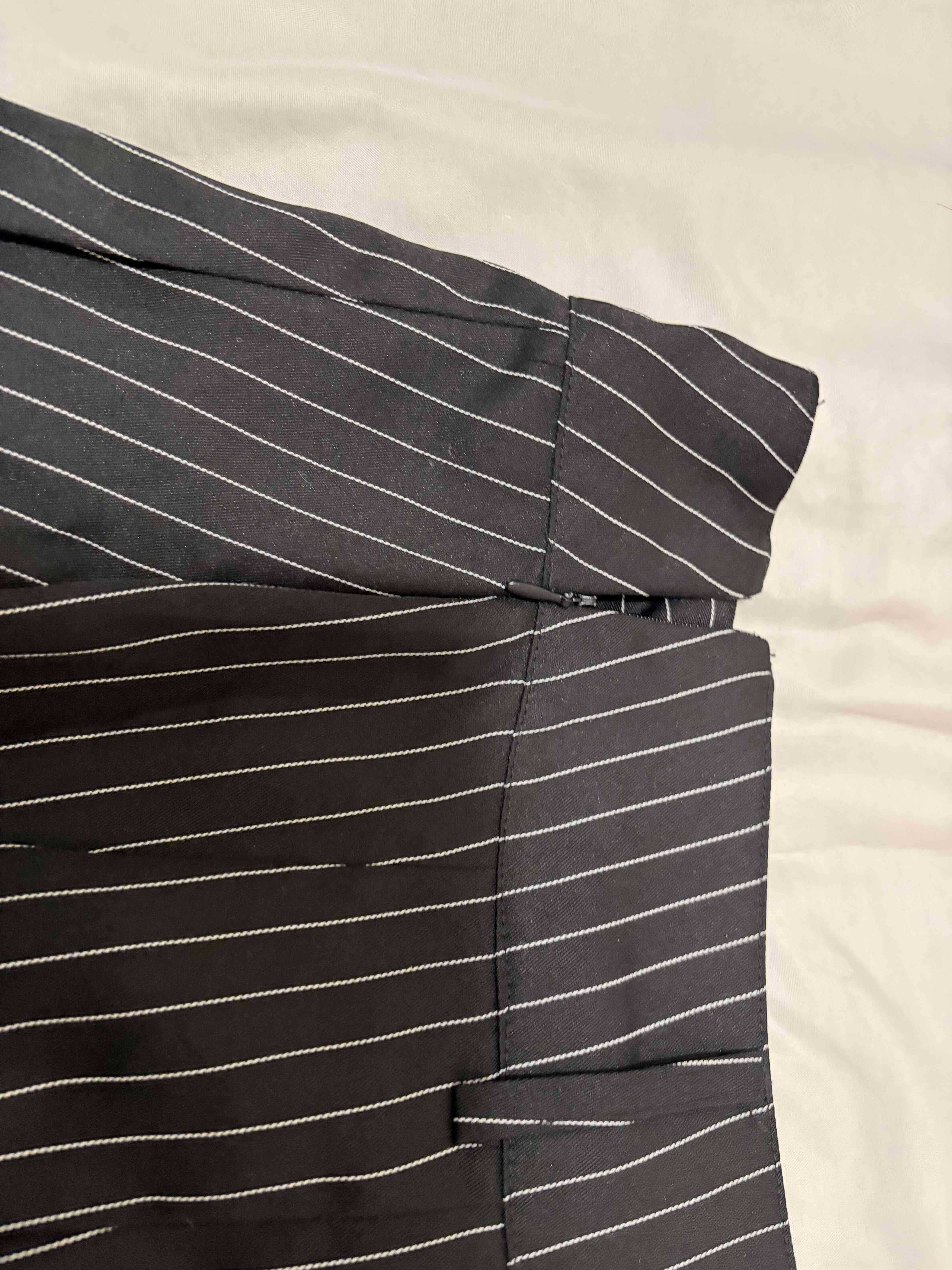 mini falda negra de rayas - miniatura 7
