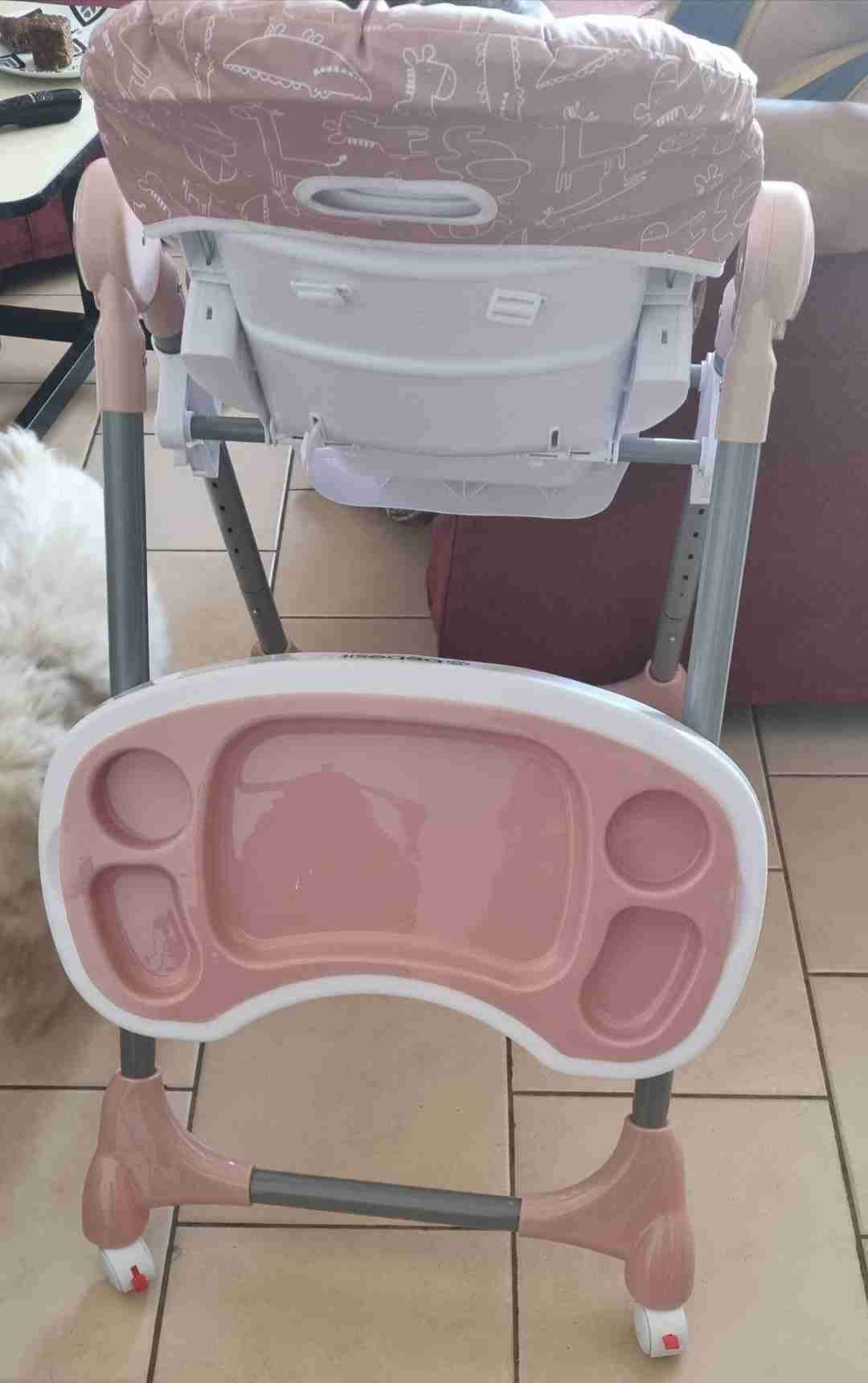 Silla de comer Bebesit rosa - miniatura 2