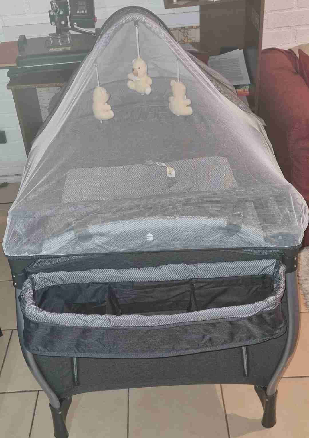 Cuna corral Infanti Luna gris - miniatura 2