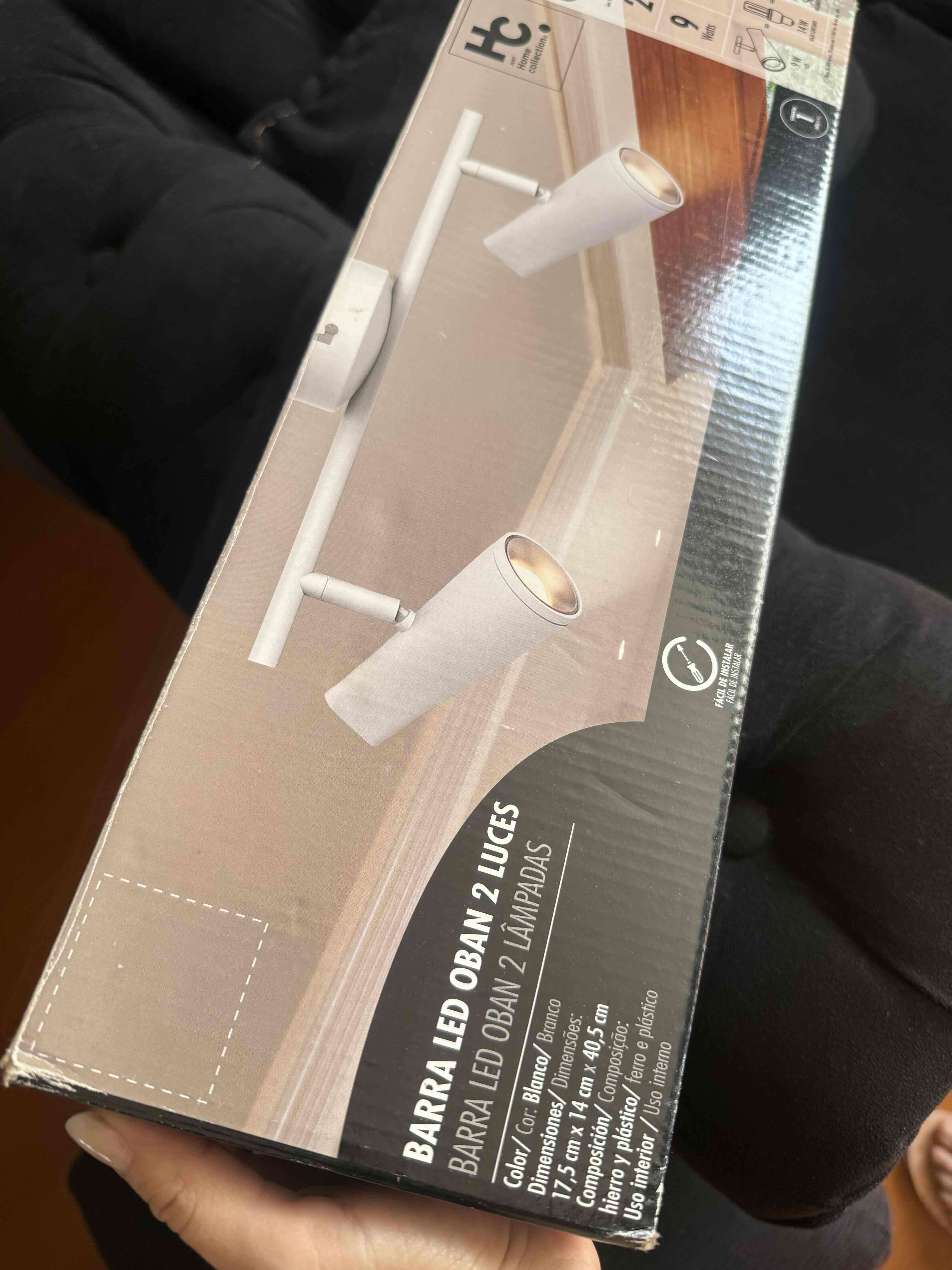 Barra LED Oban 2 luces blanca