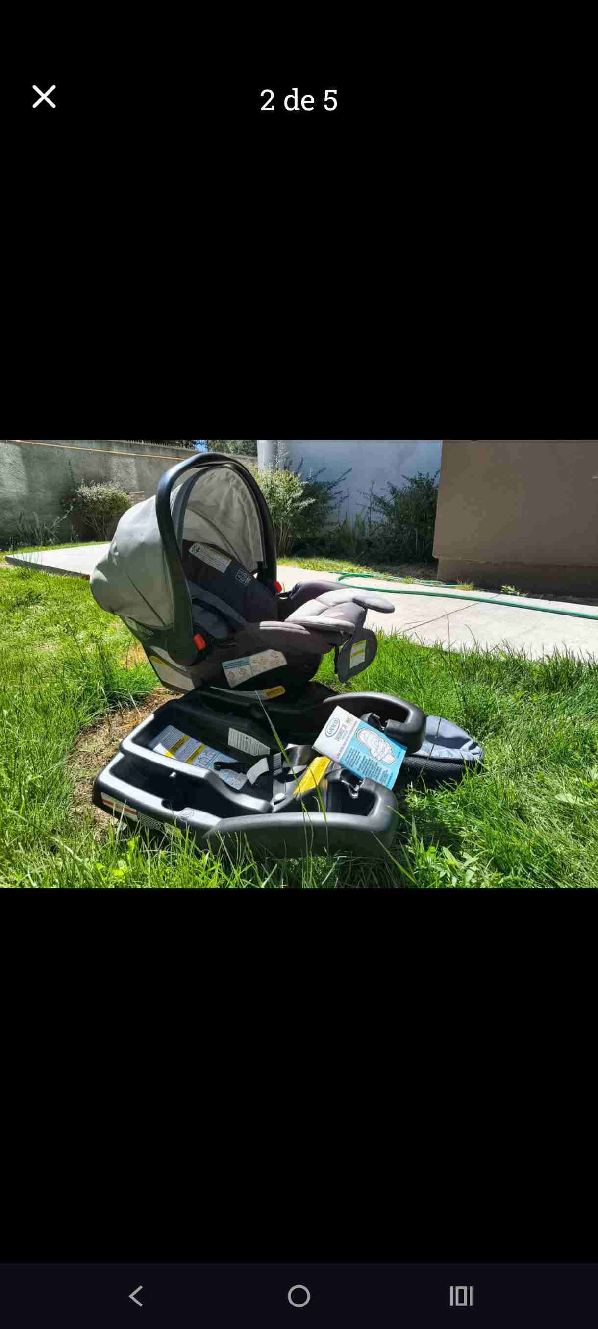 Silla de auto para bebé gris - miniatura 10