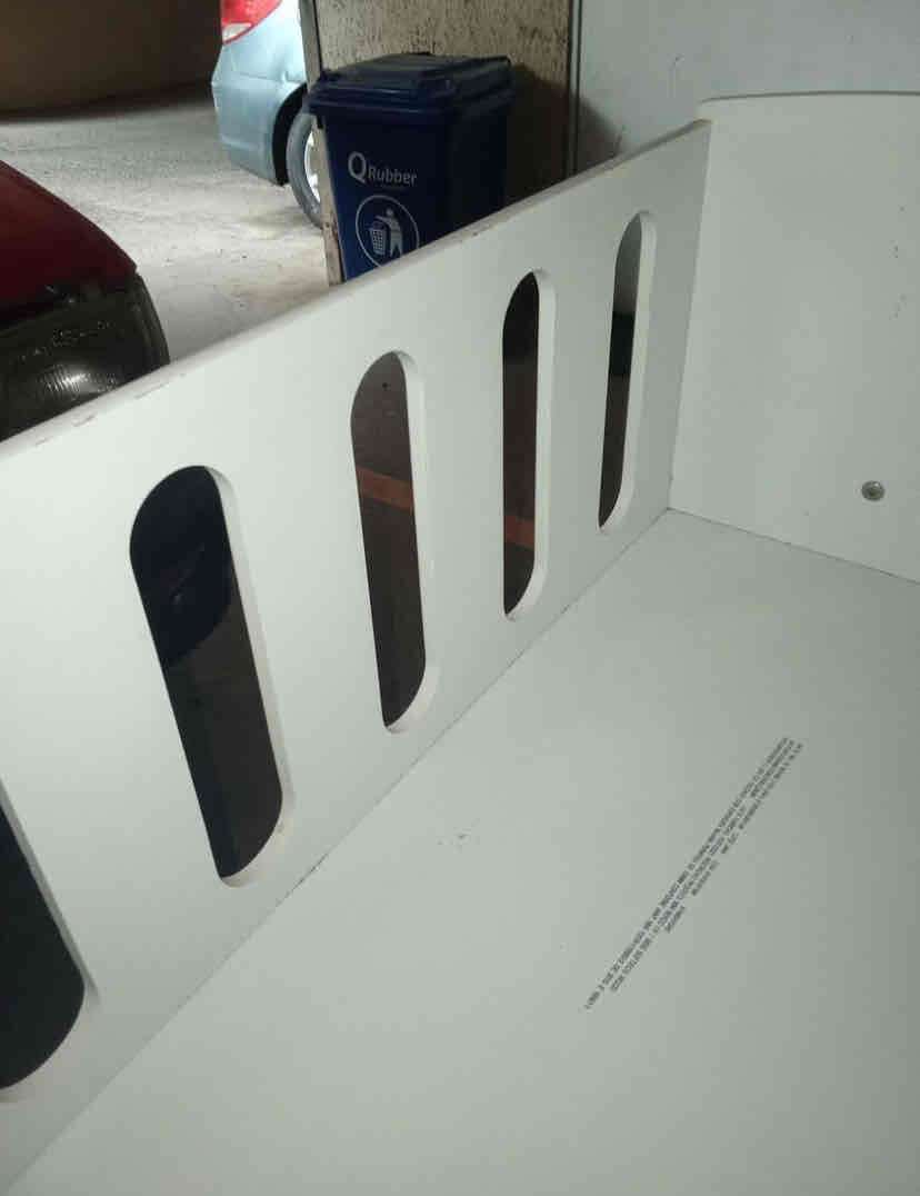 Cuna MATIC blanco y madera - miniatura 4