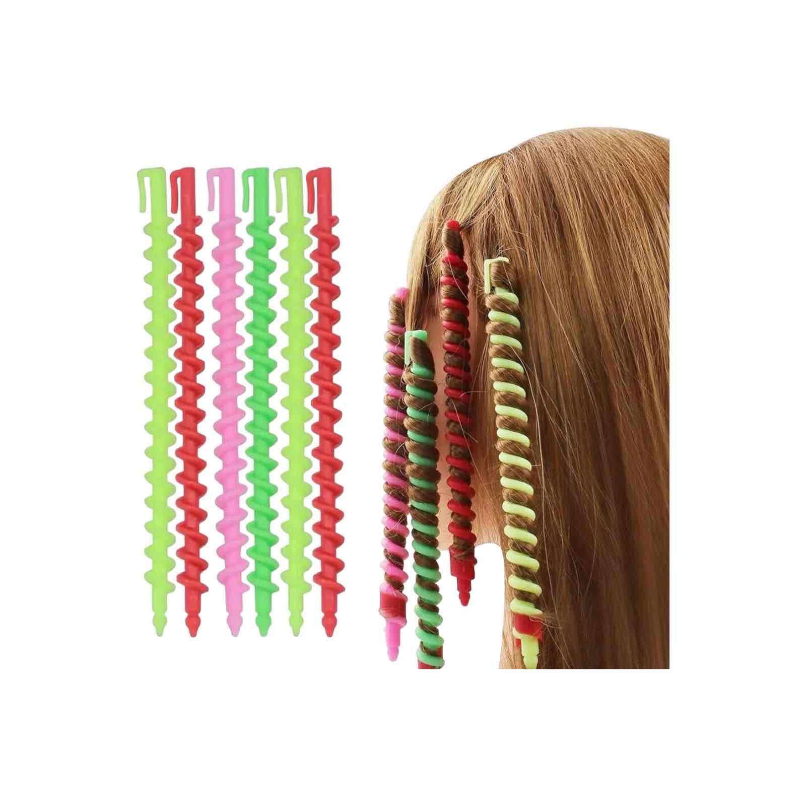 Rulos espirales para el cabello