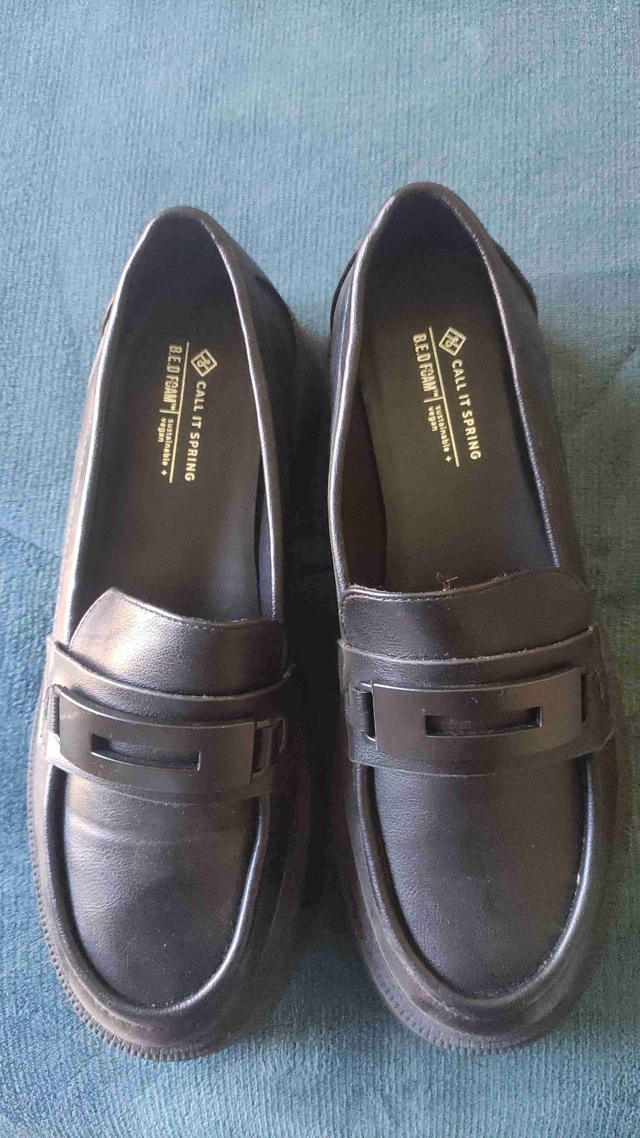 Zapatos negros plataforma gruesa - miniatura 3