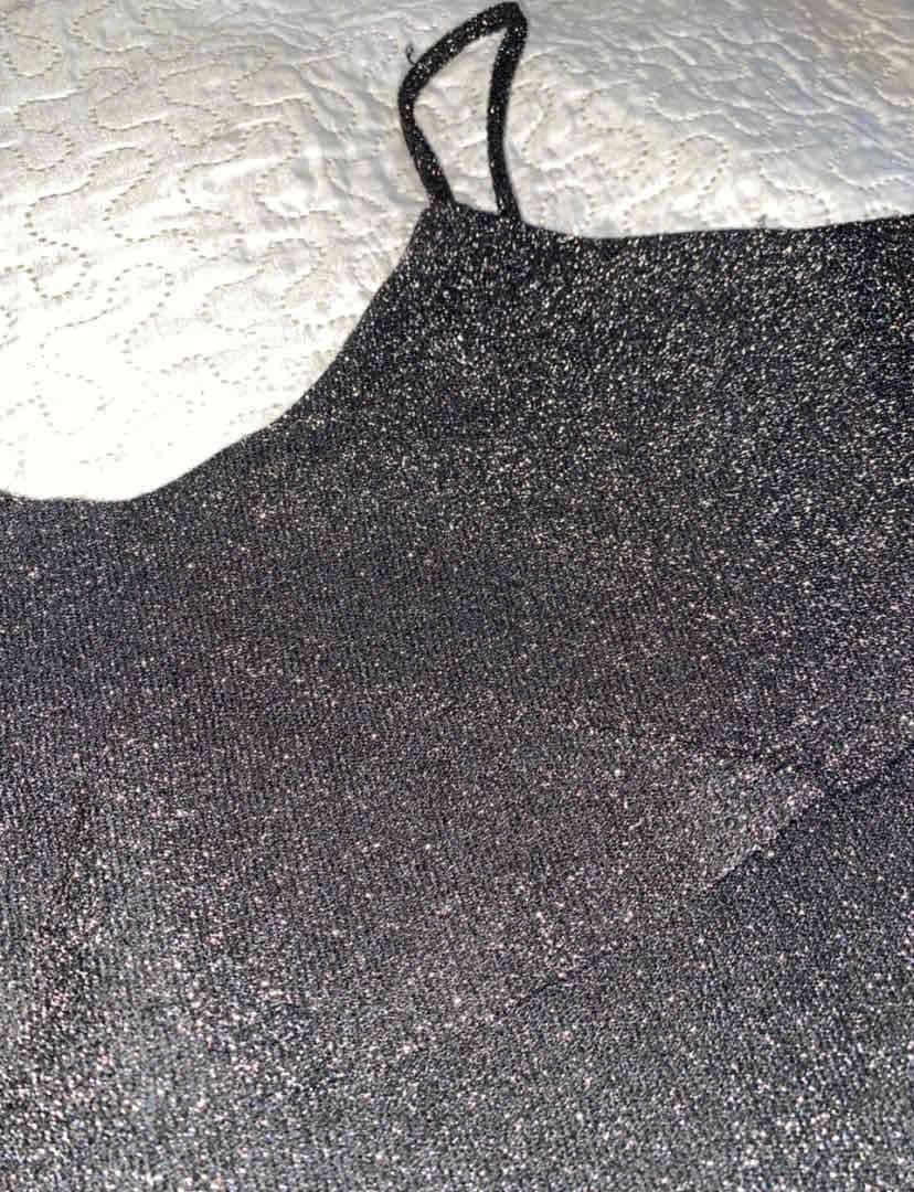 Body negro brilloso para mujer - miniatura 2