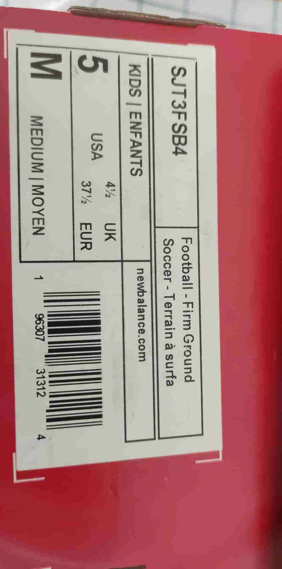 Zapato de fútbol blanco con logo - miniatura 2